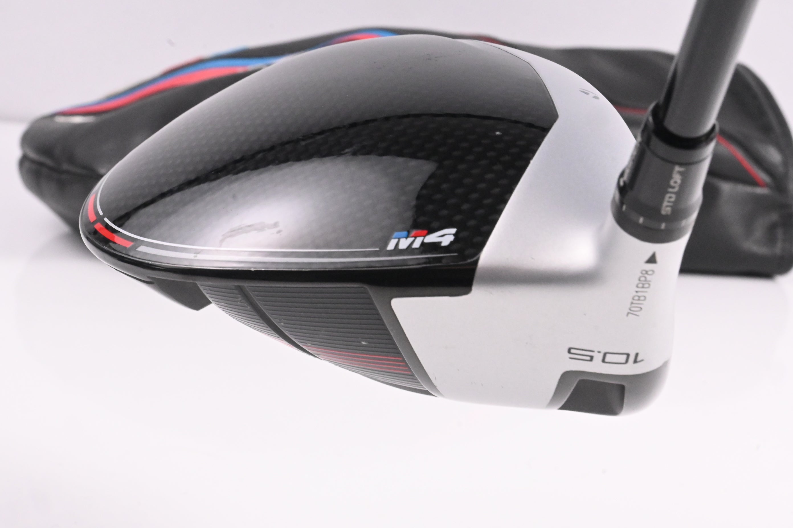 Left Hand Taylormade M4 Driver / 10.5 Degree / Regular Flex Fujikura Atmos Red 5