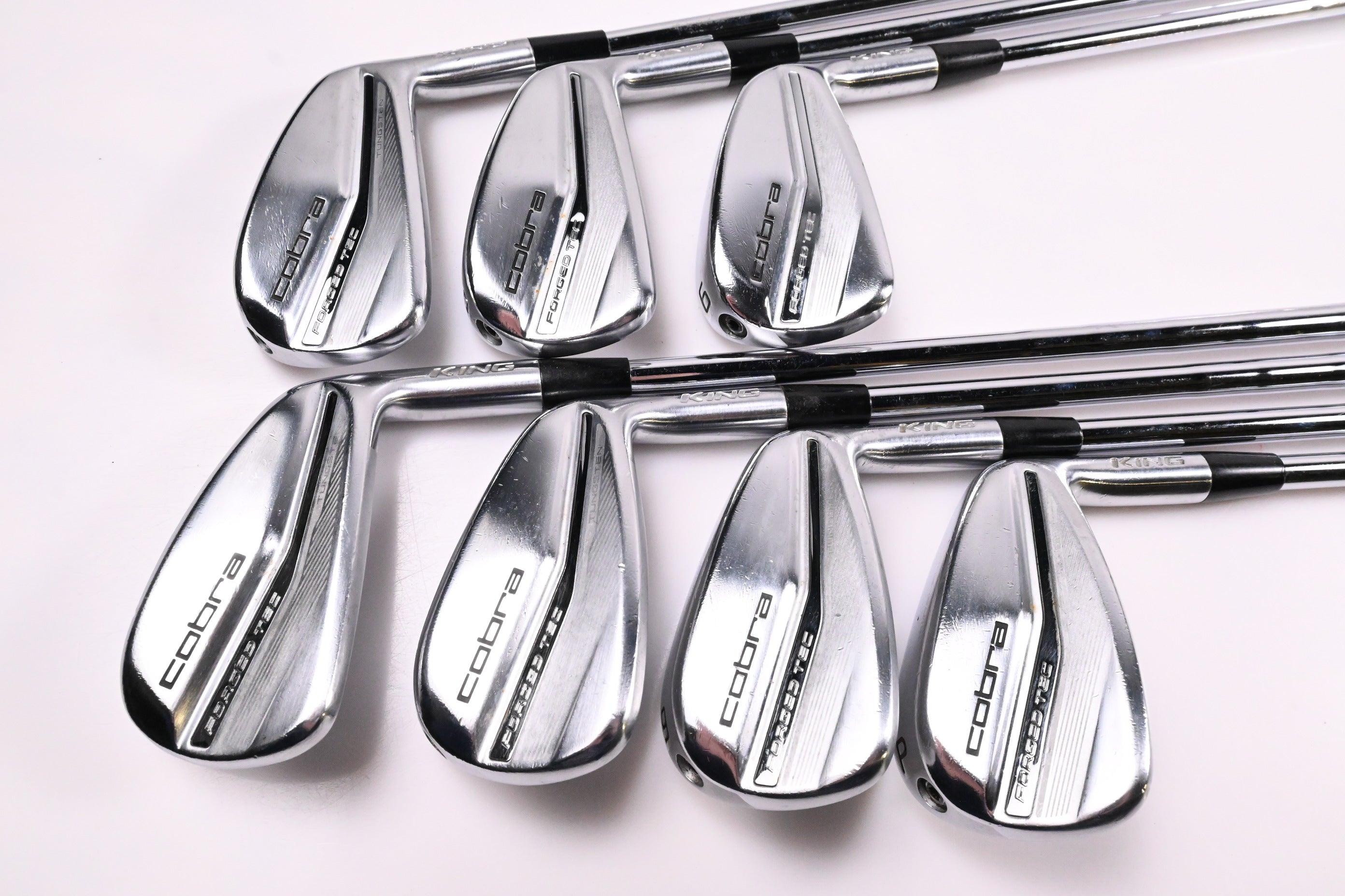Cobra Forged Tec 2022 Irons / 4-PW / Stiff Flex KBS $-Taper Lite Shafts