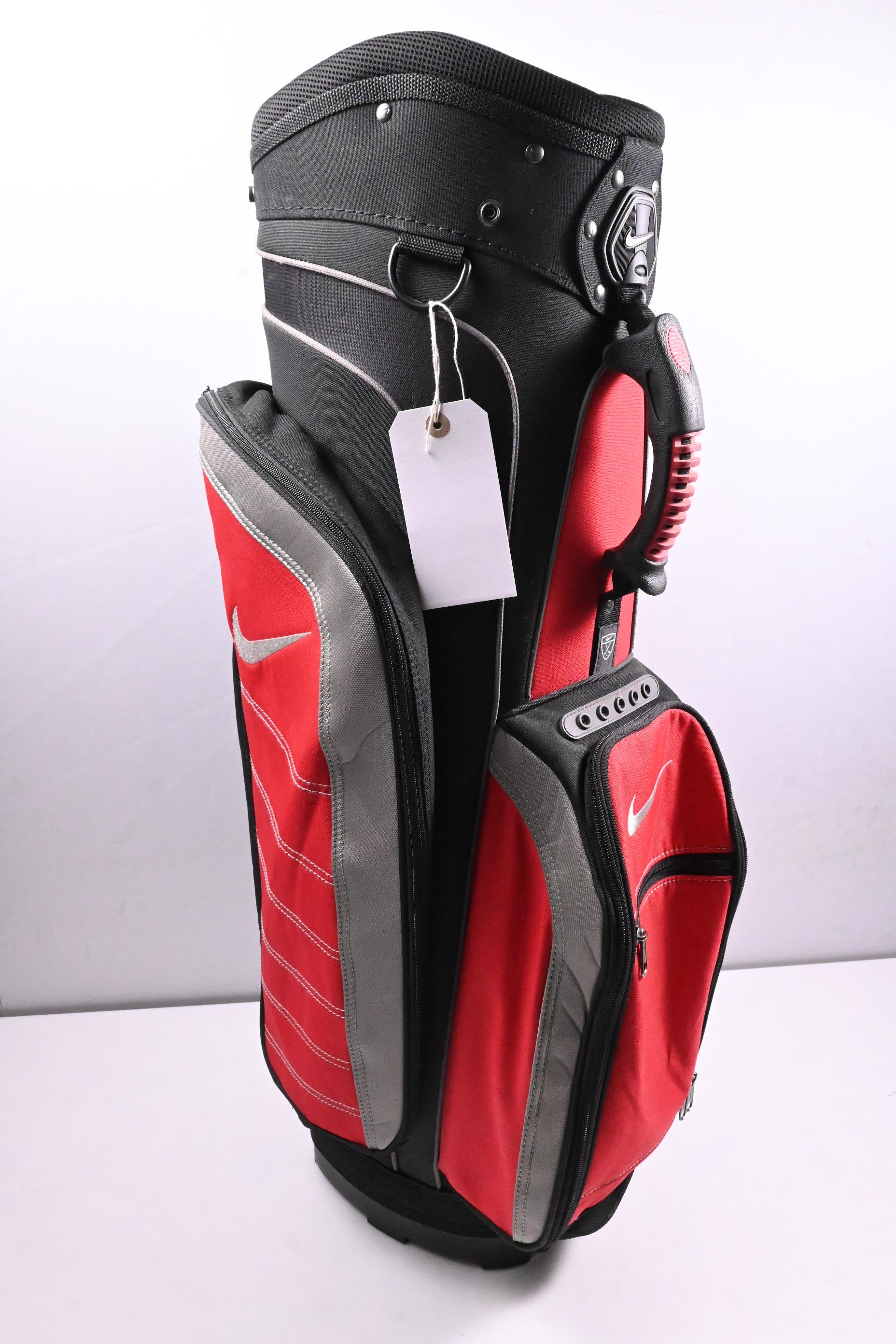 Nike Cart Bag / 14-Way Divider / Black, Red, Grey