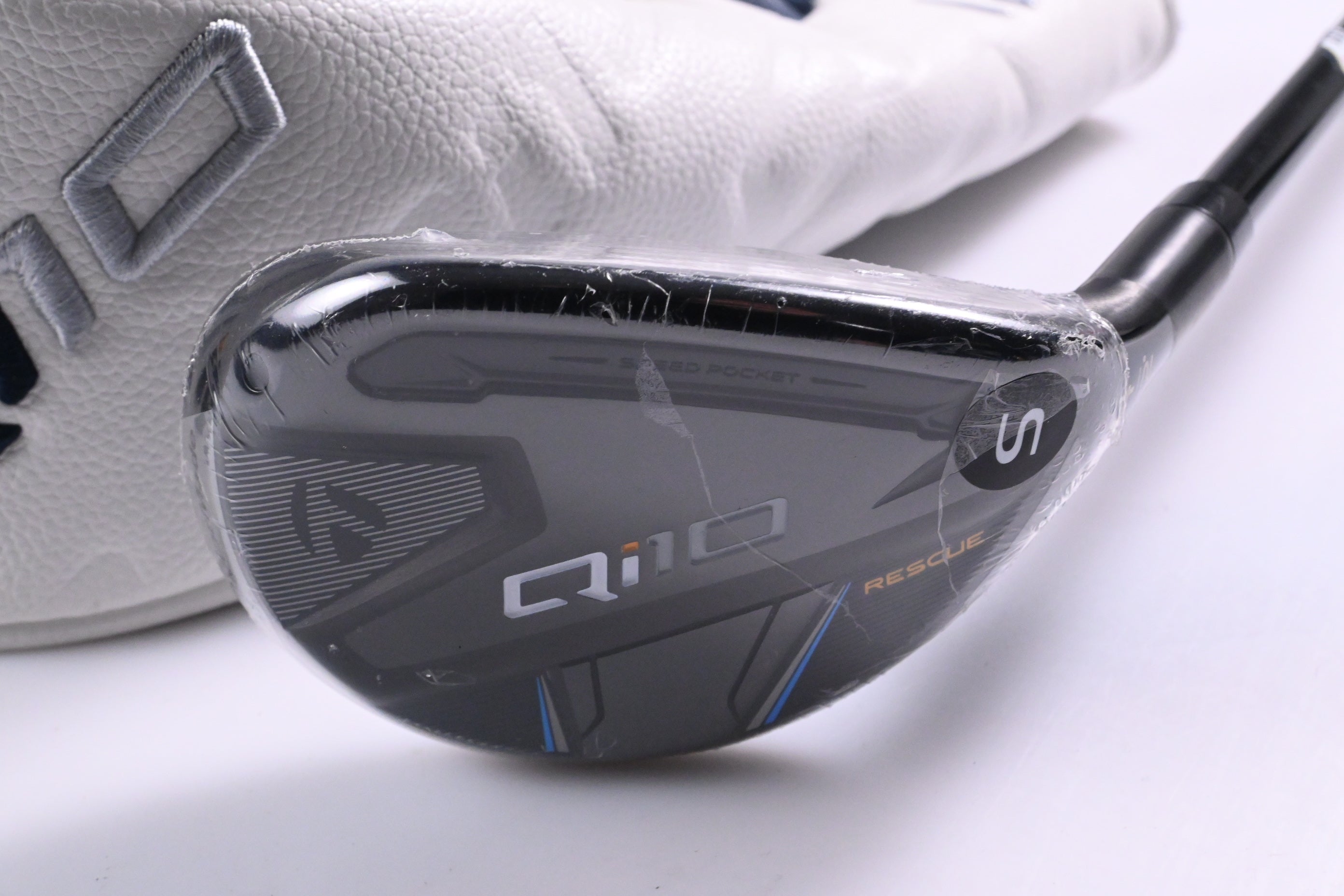 Taylormade Qi10 #4 Hybrid / 22 Degree / Stiff Flex Fujikura Ventus TR Blue 7
