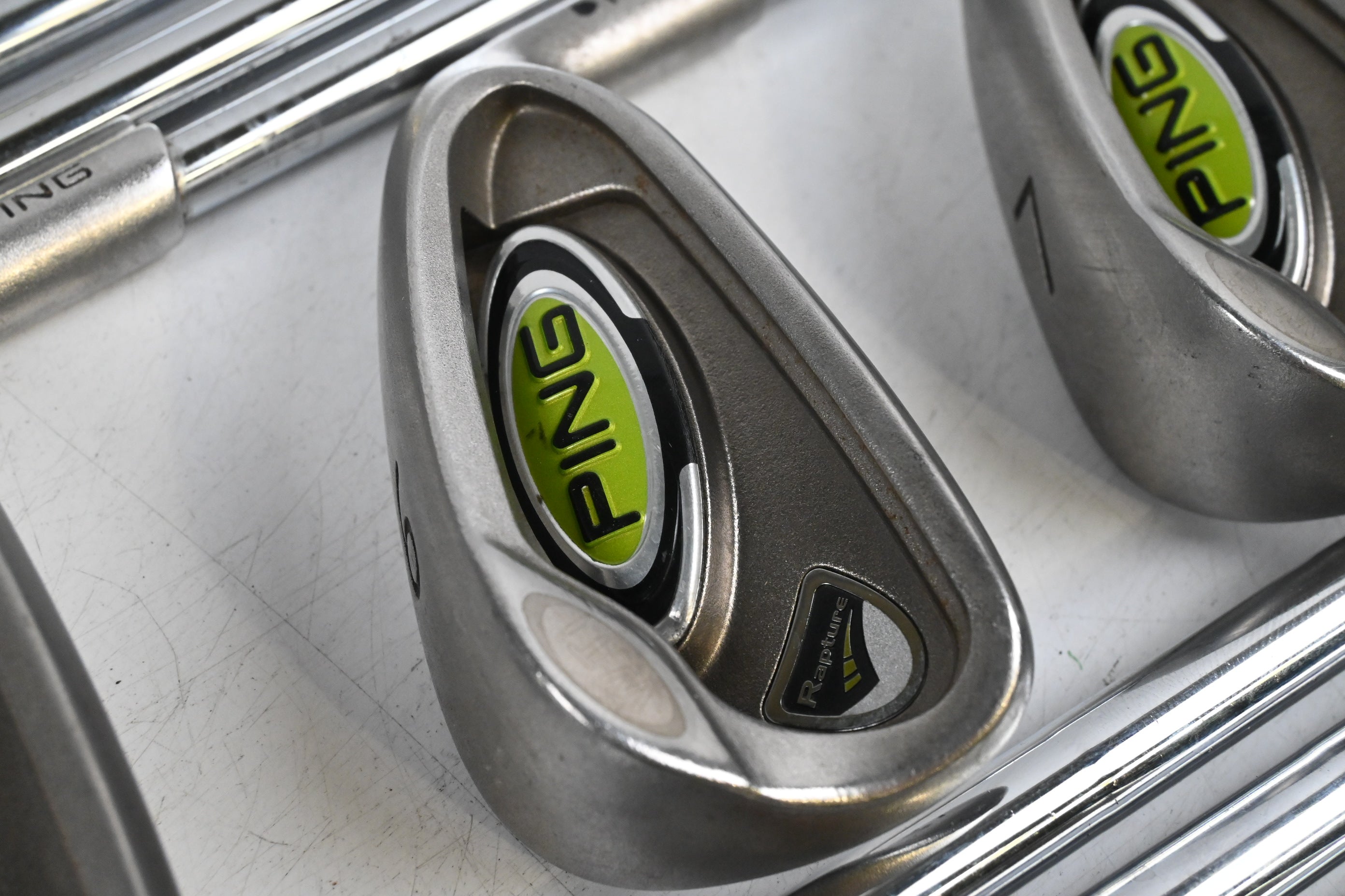 Ping Rapture Irons / 3-PW+SW / Black Dot / Regular Flex Ping True Temper Shafts