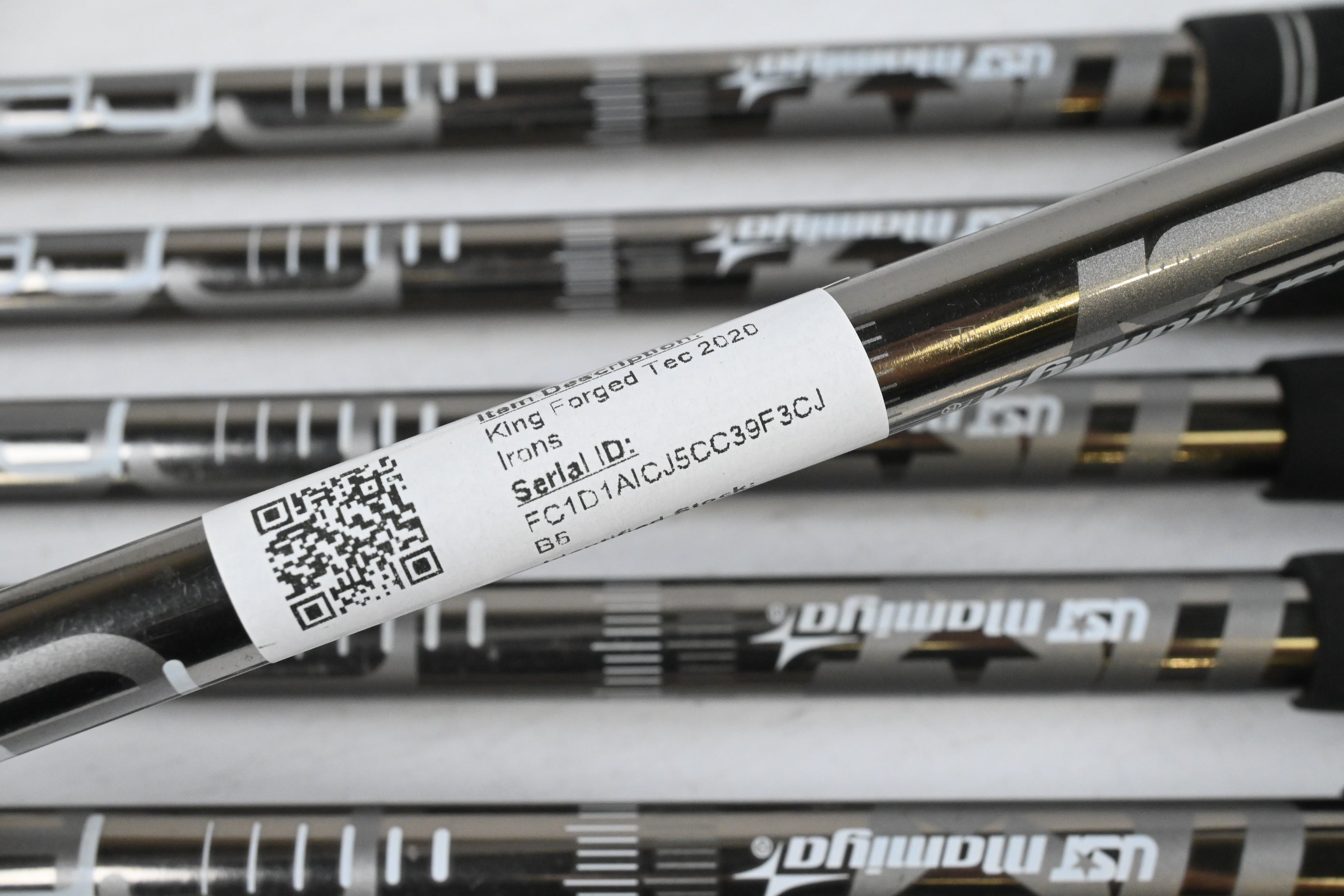 Cobra King Forged Tec 2020 Irons / 5-PW / Regular Flex UST Recoil ESX 460 Shafts
