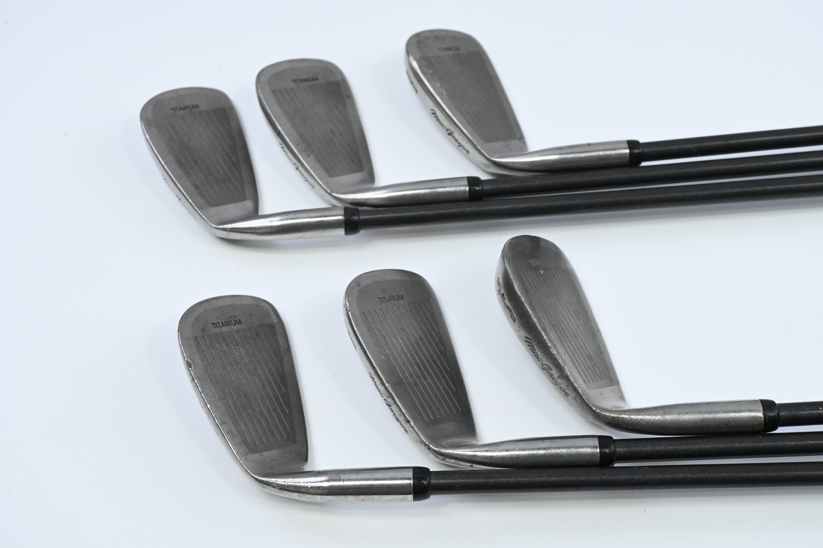 MacGregor DX Titanium Irons / 6-PW+SW / Regular Flex Graphite Shafts