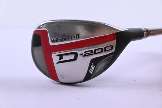 Wilson D200 #4 Hybrid / 22 Degree / Regular Flex UST Elements Chrome 54 Shaft