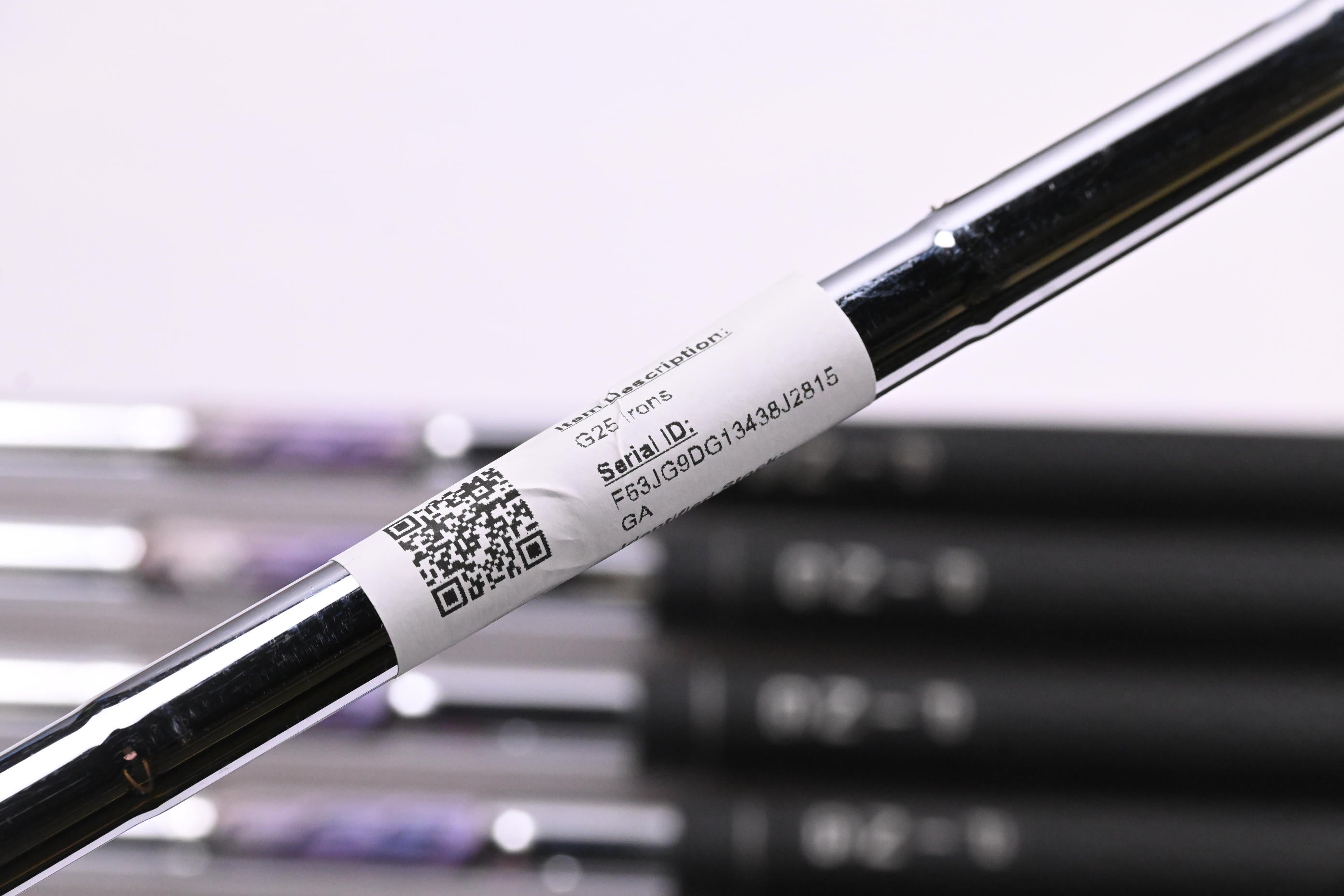 Ping G25 Irons / 5-PW+GW+SW / Black Dot / Regular Flex Ping CFS Shafts