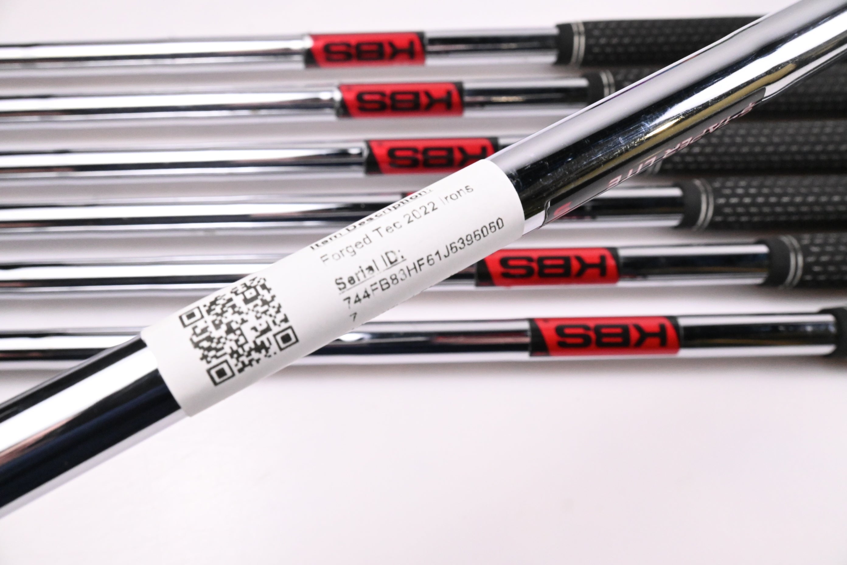 Cobra Forged Tec 2022 Irons / 4-PW / Stiff Flex KBS $-Taper Lite Shafts