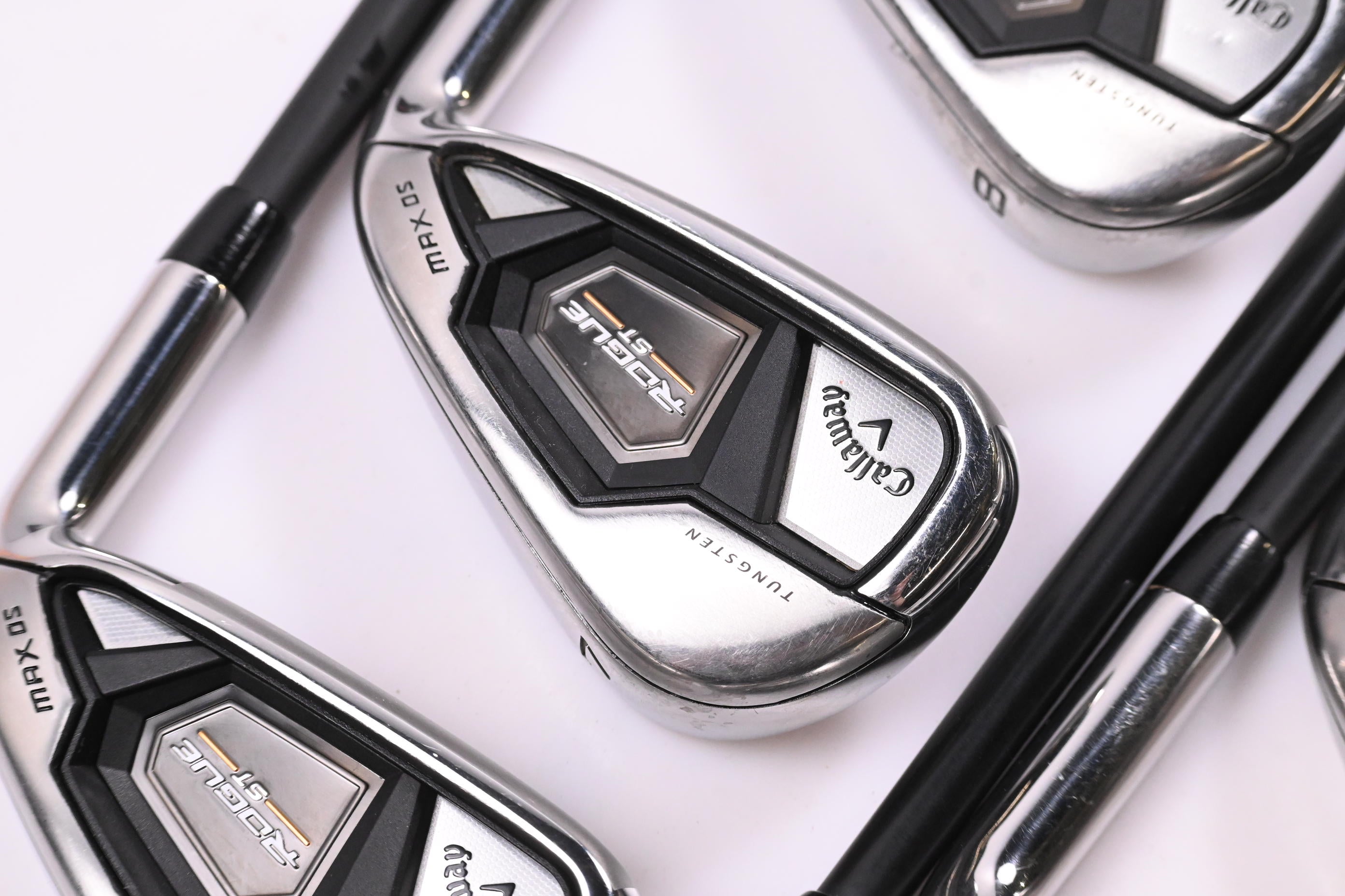 Callaway Rogue ST Max OS Lite Irons / 6-PW+GW+SW / Senior Flex Cypher 50
