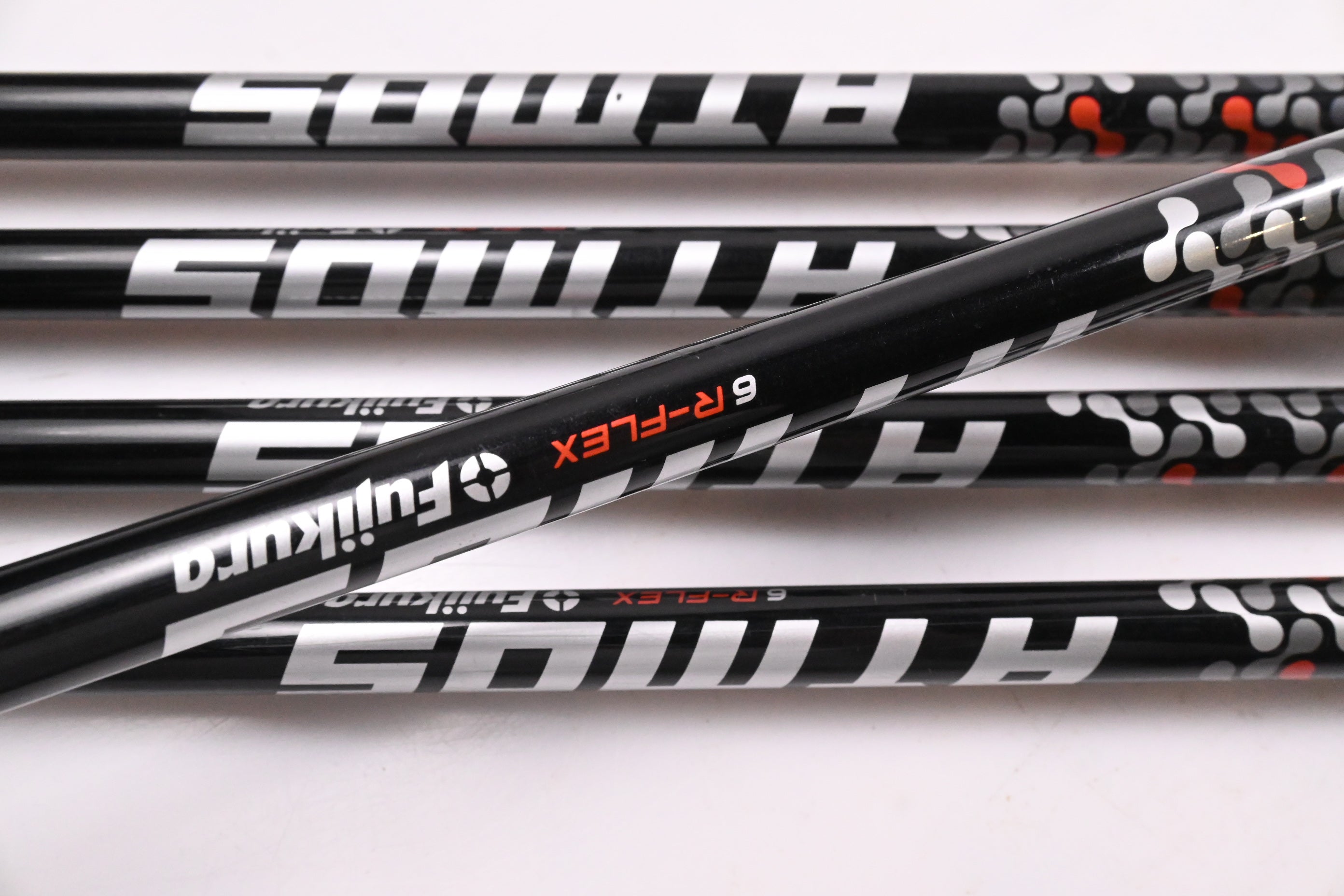 Taylormade M5 Irons / 7-PW+GW / Regular Flex Fujikura Atmos Orange 6 Shafts