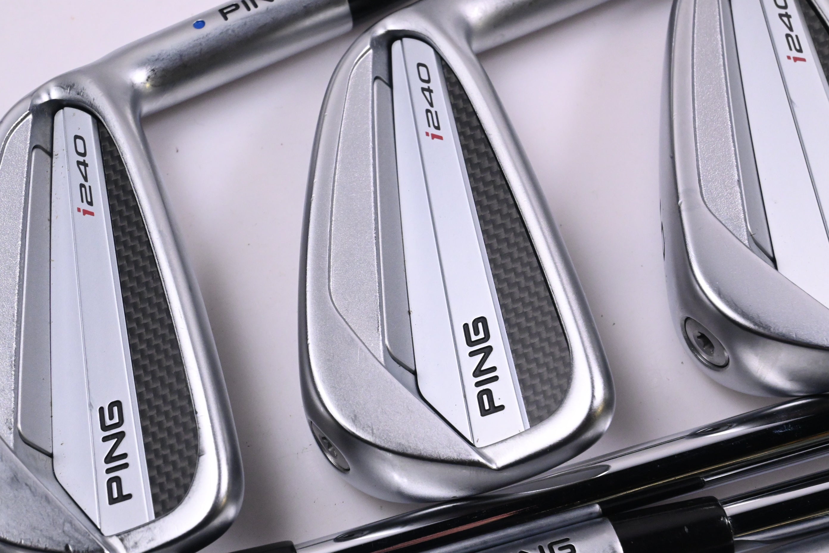 Ping I240 Irons / 4-PW / Blue Dot / Stiff Flex Dynamic Gold 105 S300 Shafts