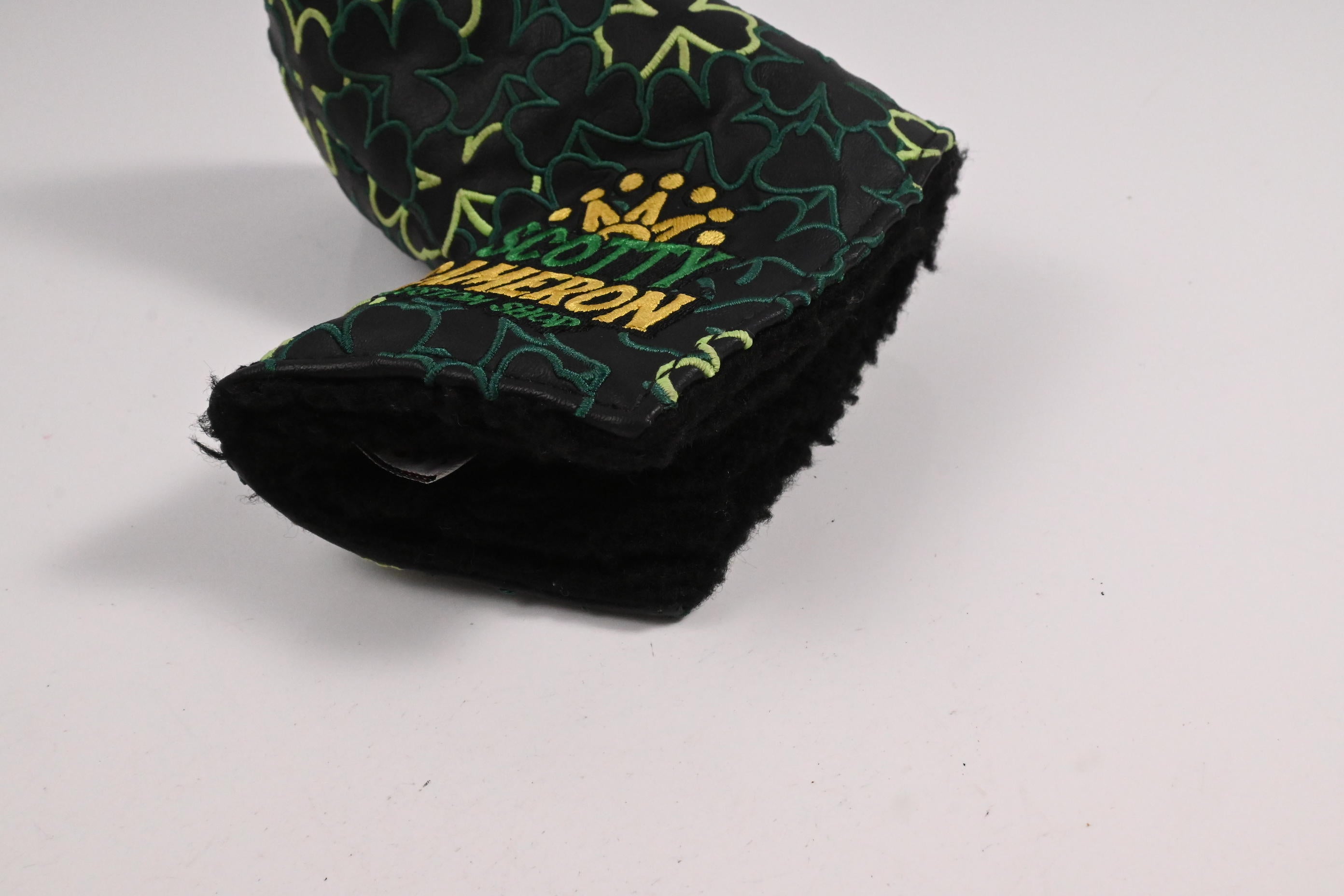 Scotty Cameron Feeling Lucky Clover Custom Shop Blade Putter Cover / Green,Black