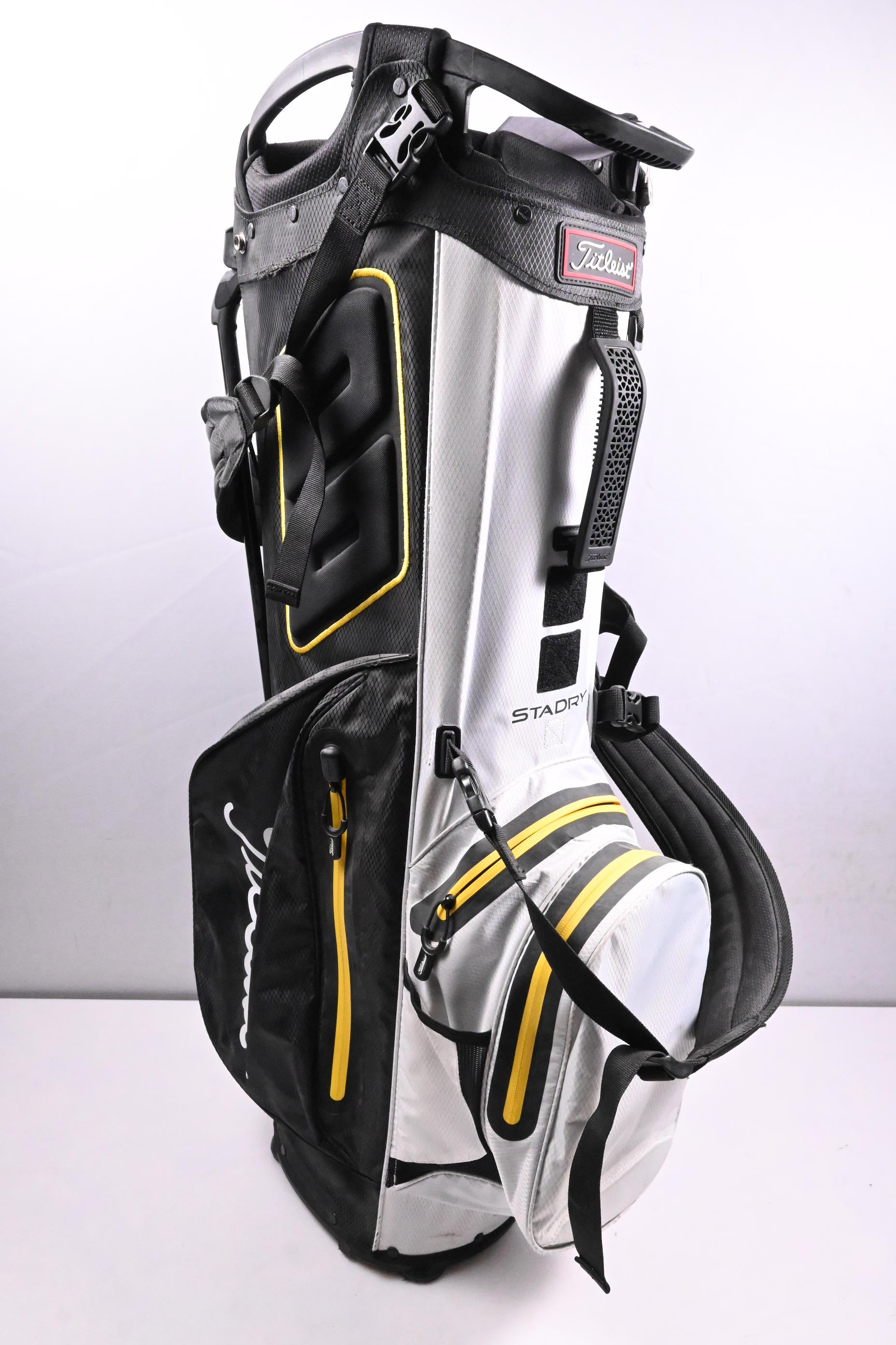 Titleist Players 14 StaDry Stand Bag / 14-Way Divider / Black, White, Yellow