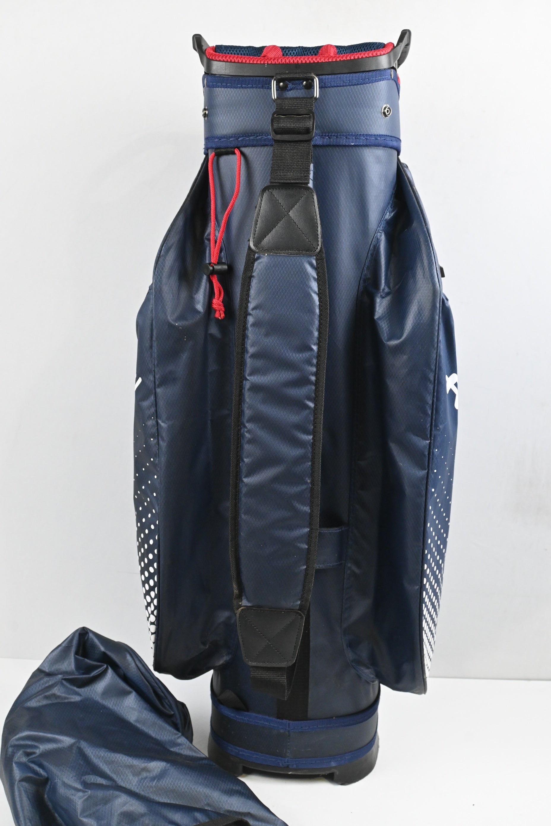 Rife Cart Bag / 15-Way Divider / Navy, Red & White