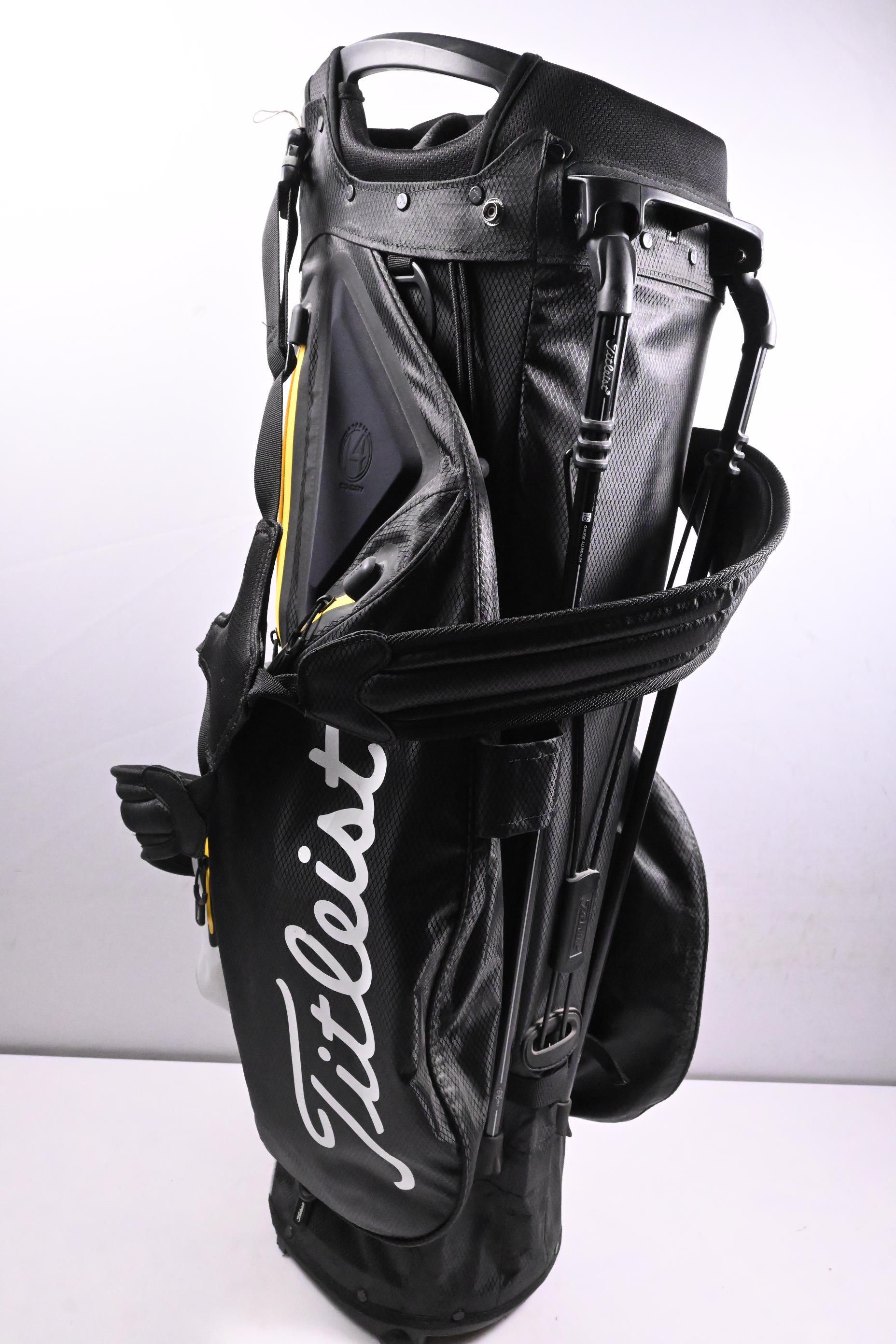 Titleist Players 14 StaDry Stand Bag / 14-Way Divider / Black, White, Yellow