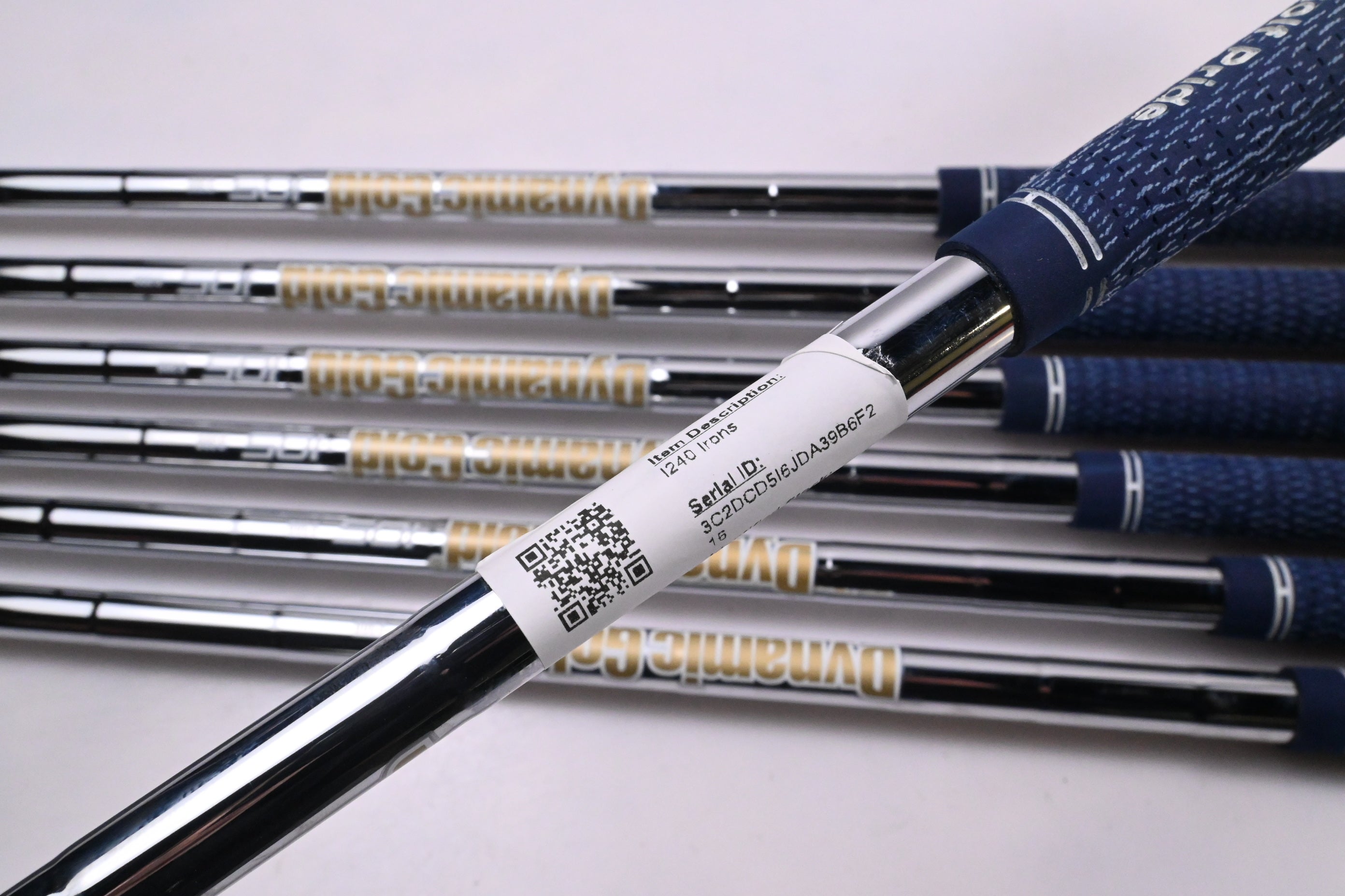 Ping I240 Irons / 4-PW / Blue Dot / Stiff Flex Dynamic Gold 105 S300 Shafts
