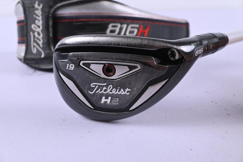 Titleist 816 H2 #3 Hybrid / 19 Degree / Stiff Flex Aldila Rogue Silver 85 Shaft