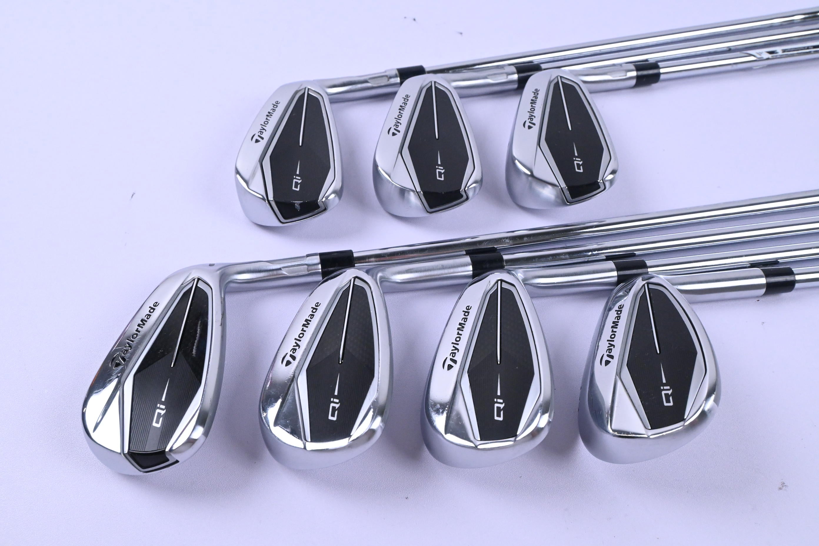 Taylormade Qi Irons / 5-PW+SW / Stiff Flex KBS MAX MT 85 Shafts