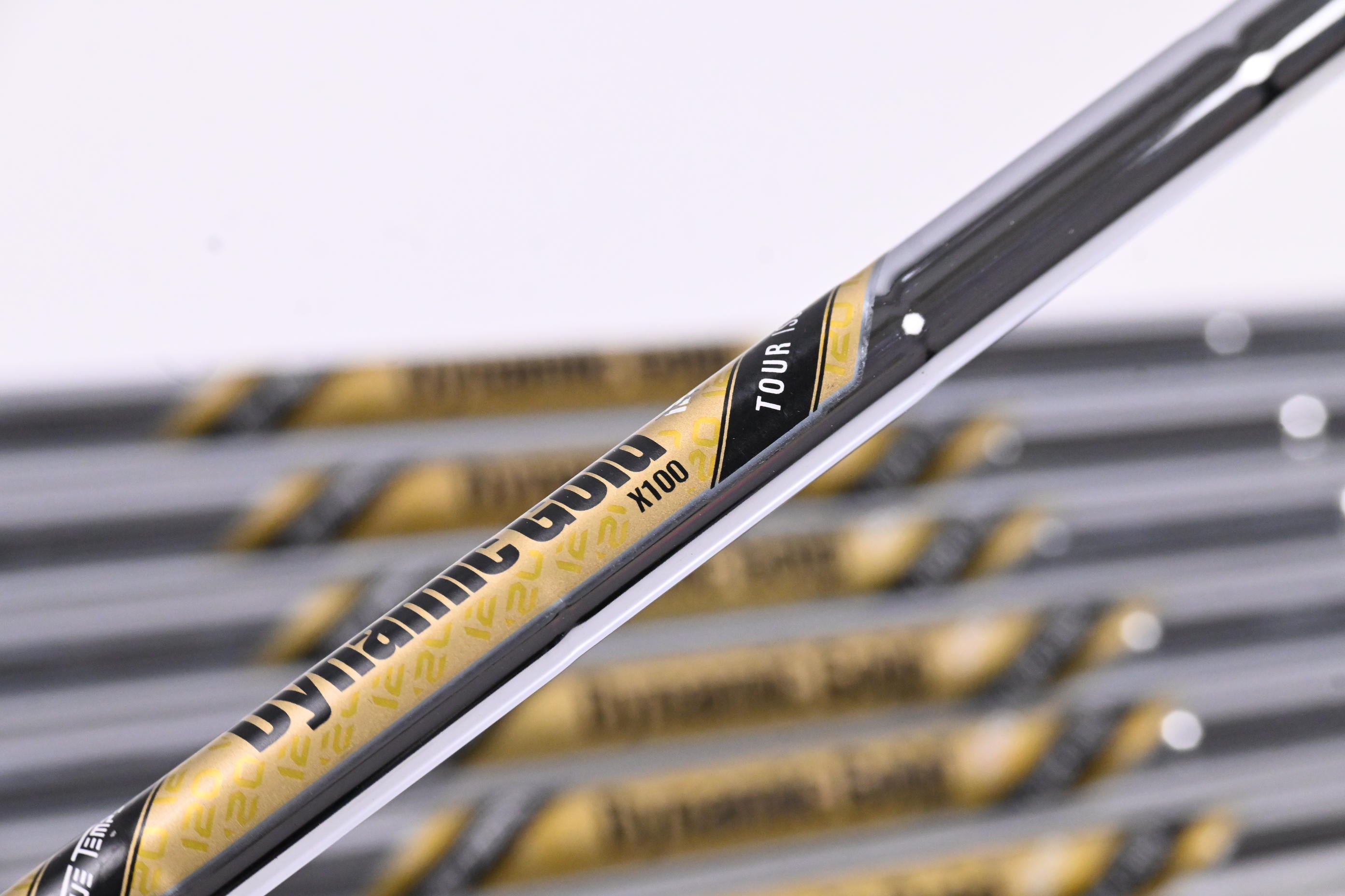 Dynamic Gold 120 X100 Shafts / X-Flex / Set of 7 / .355" Tip