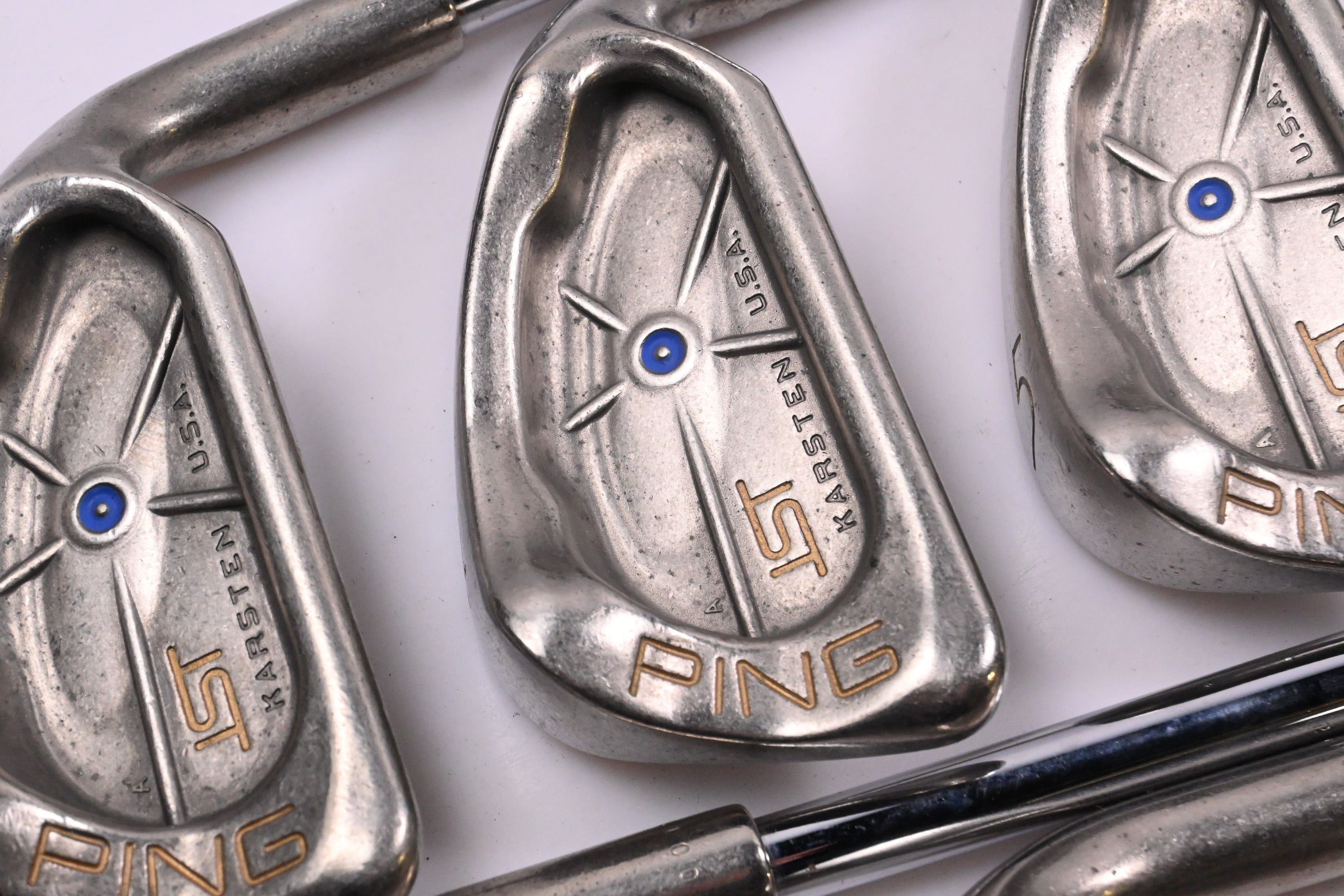 Ping ISI Nickel Irons / 3-PW / Blue Dot / Stiff Flex Ping JZ Shafts