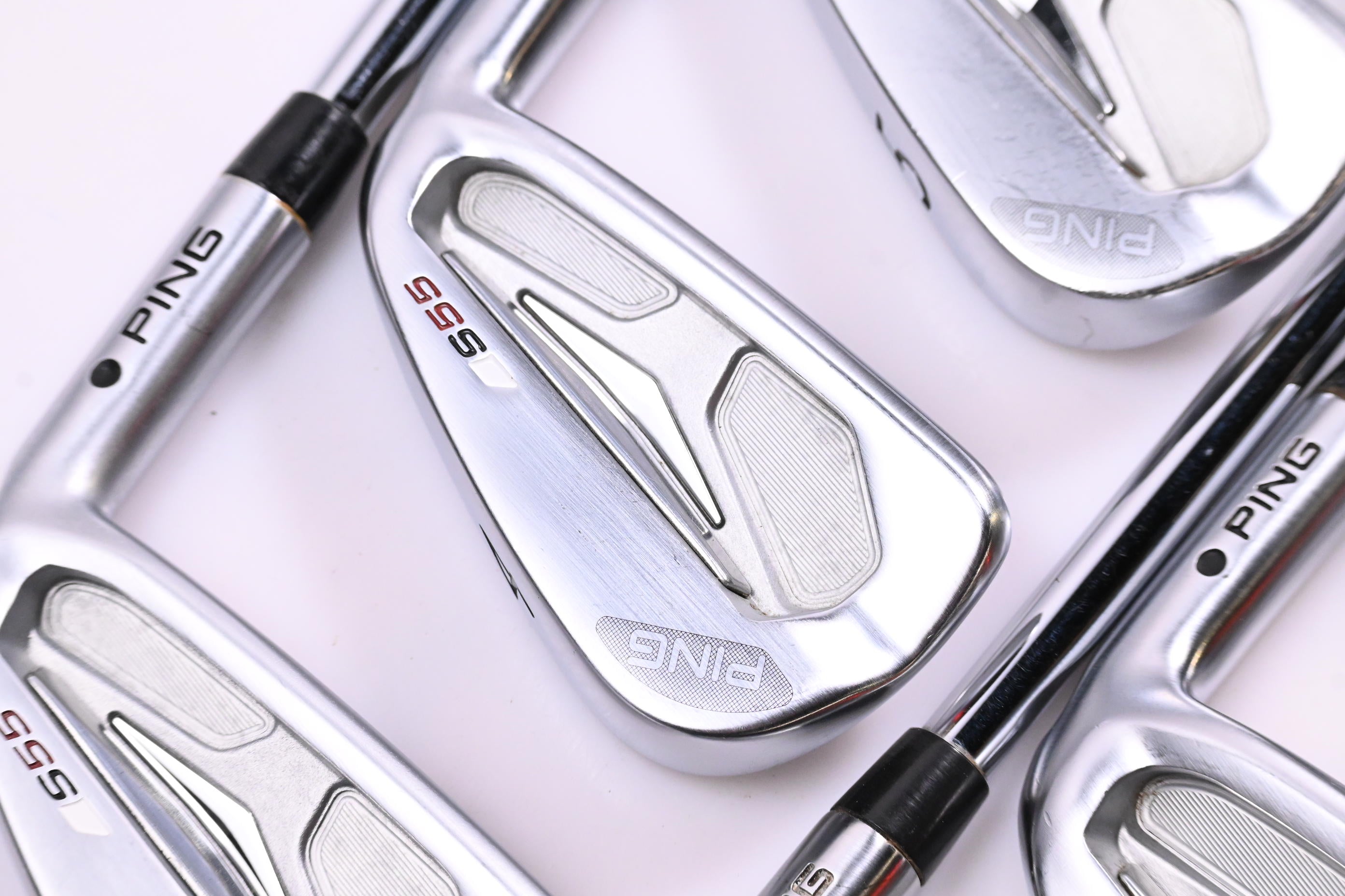 Ping S55 Irons / 3-PW / Black Dot / Regular Flex Ping CFS Shafts