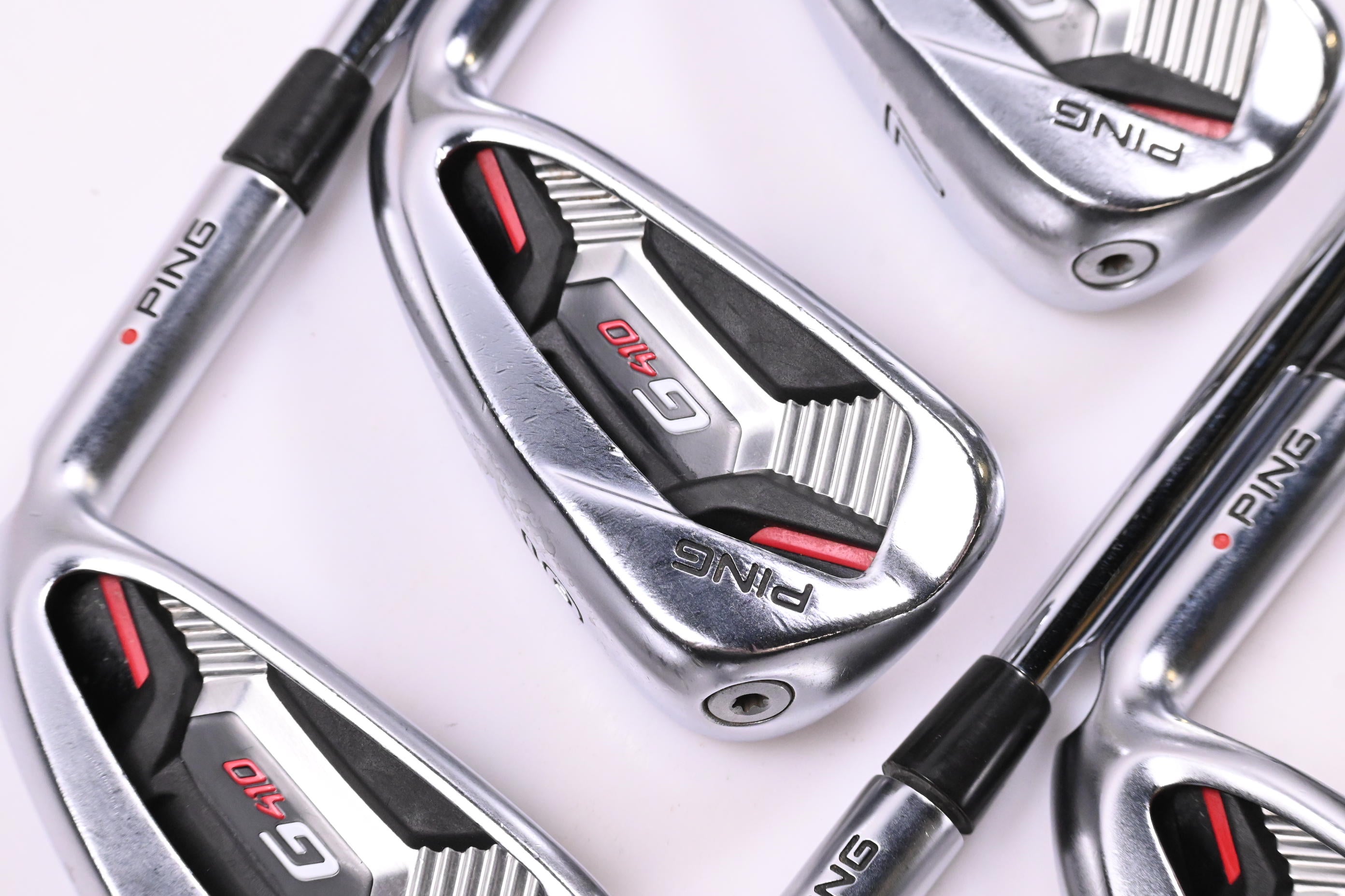 Ping G410 Irons / 5-PW / Red Dot / Stiff Flex N.S.Pro Modus³ Tour 105 Shafts