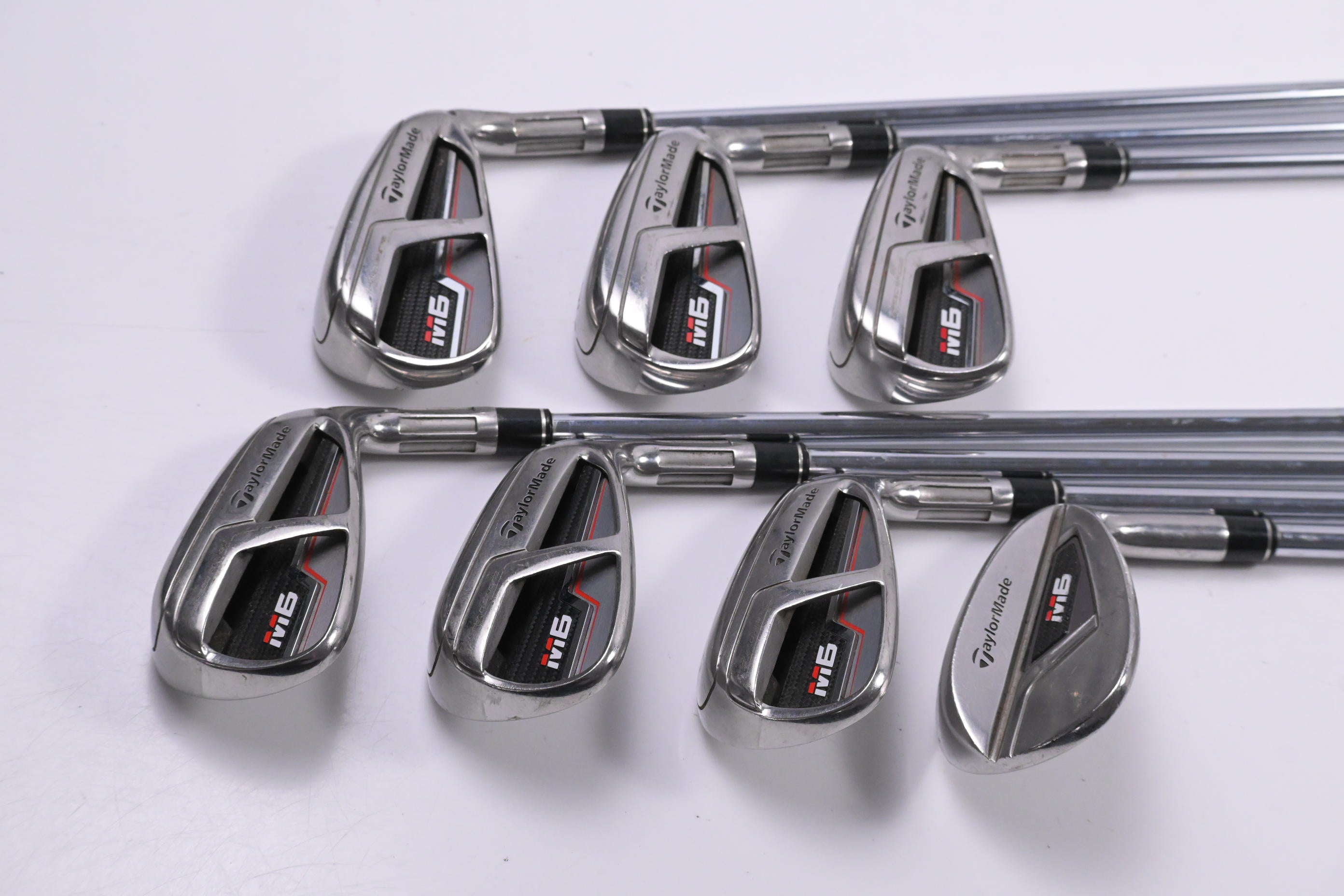 Taylormade M6 Irons / 5-PW+SW / Regular Flex KBS Max 85 Shafts