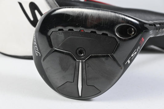 Titleist TSR3 #3 Wood / 15 Degree / Regular Flex Tensei AV Blue 65 Shaft
