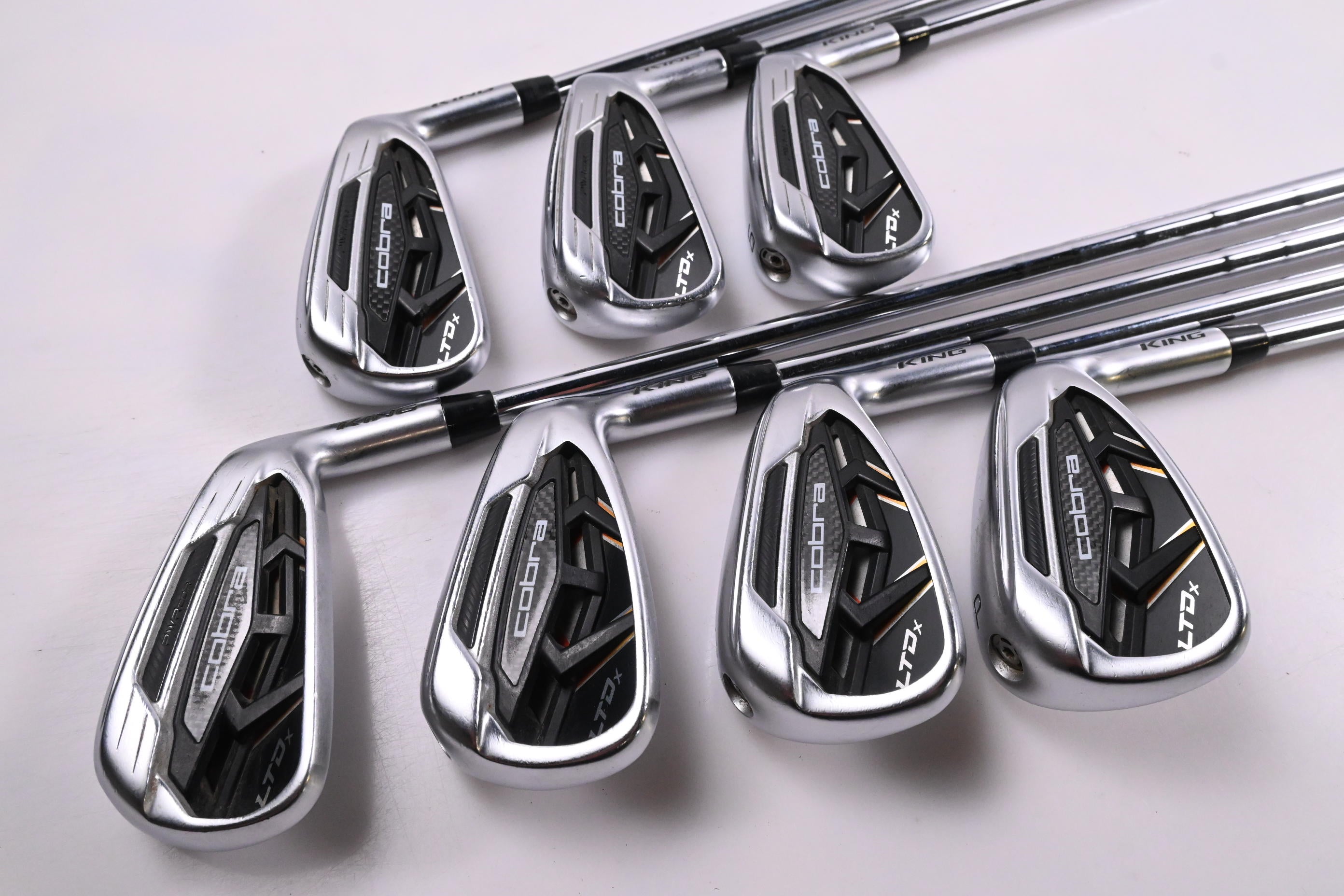 Cobra LTDx Irons / 4-PW / Stiff Flex KBS Tour 90 Shafts