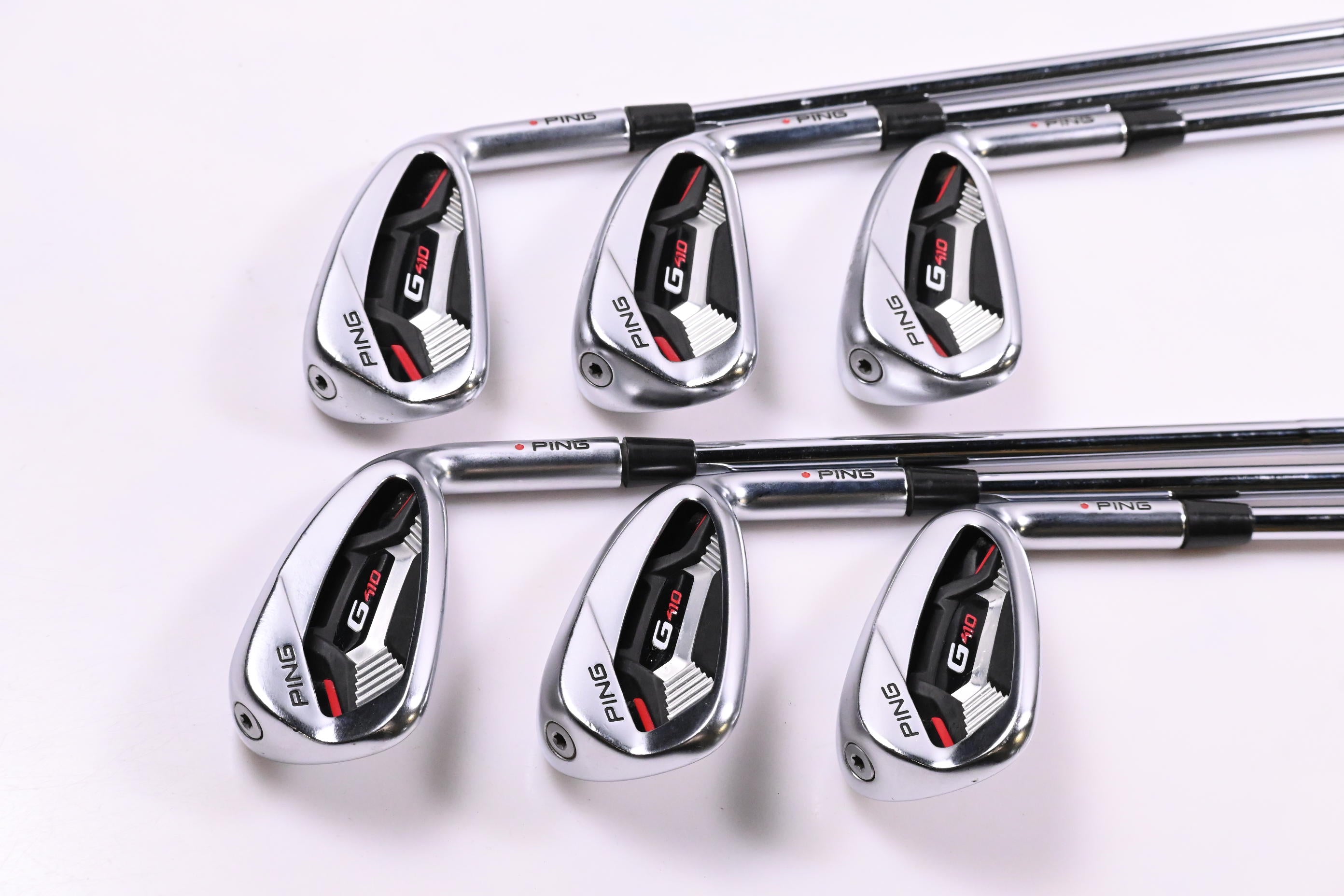Ping G410 Irons / 5-PW / Red Dot / Stiff Flex N.S.Pro Modus³ Tour 105 Shafts