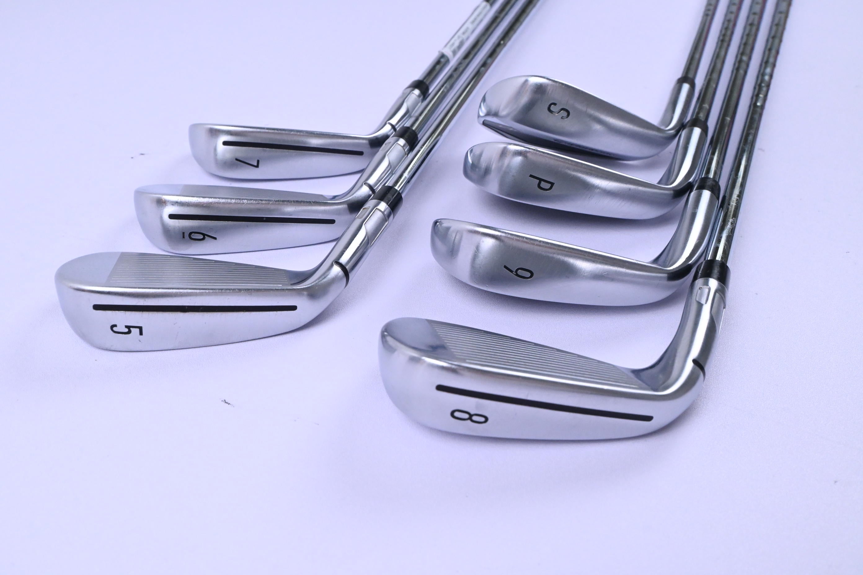 Taylormade Qi Irons / 5-PW+SW / Stiff Flex KBS MAX MT 85 Shafts