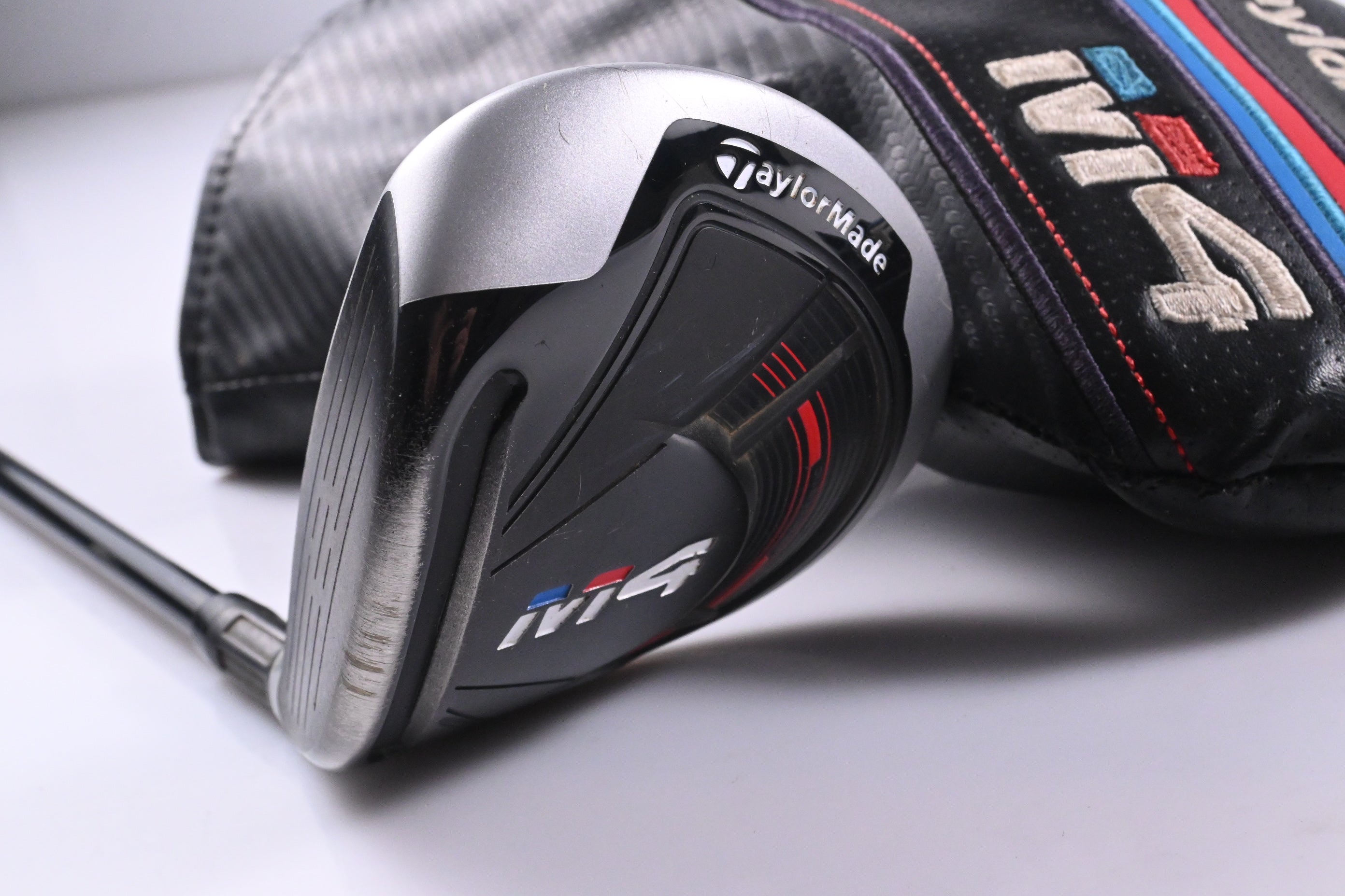 Left Hand Taylormade M4 #3HL Wood / 16.5 Degree / Regular Flex Atmos Red 5 Shaft