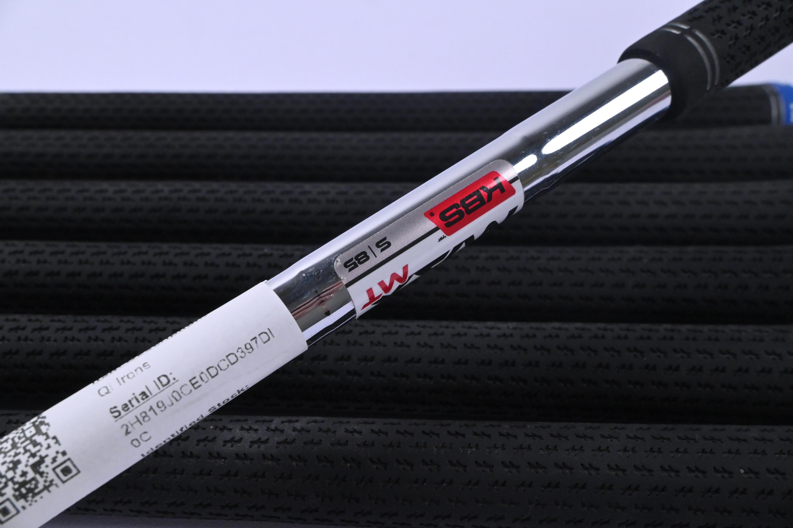 Taylormade Qi Irons / 5-PW+SW / Stiff Flex KBS MAX MT 85 Shafts