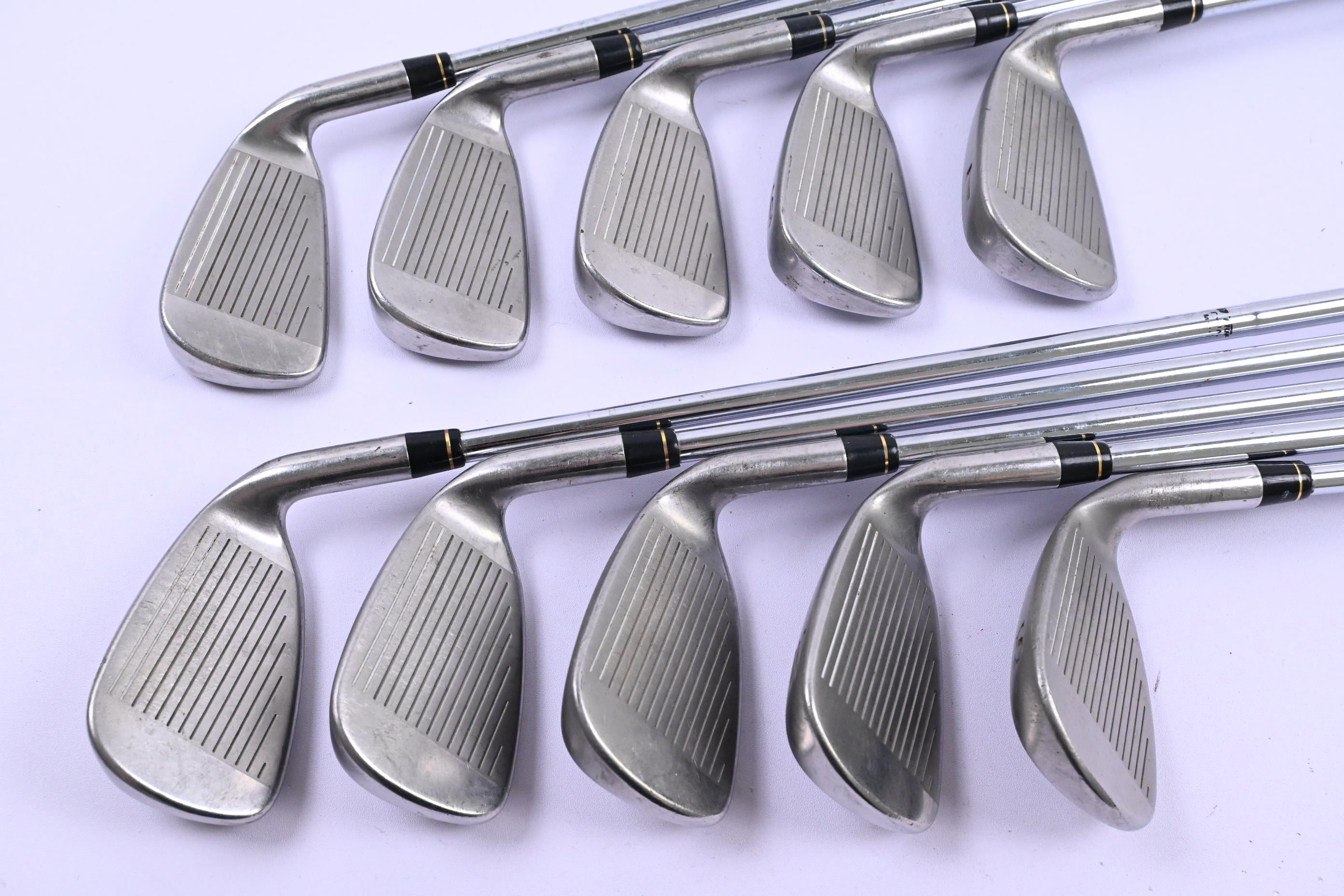 Left Hand Titleist DCI 822 OS Irons / 3-PW+GW+SW / Regular Flex Dynamic Gold