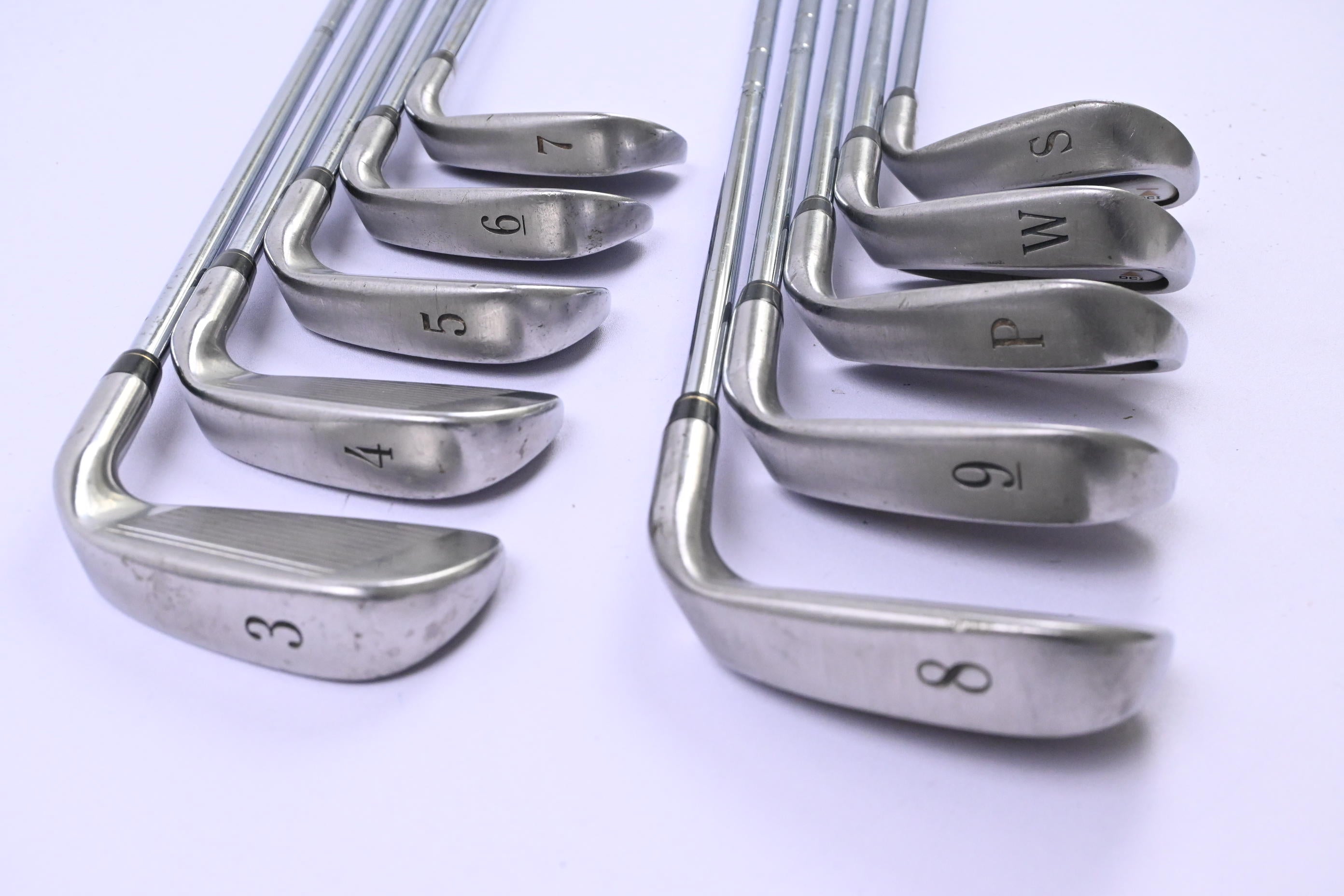 Left Hand Titleist DCI 822 OS Irons / 3-PW+GW+SW / Regular Flex Dynamic Gold