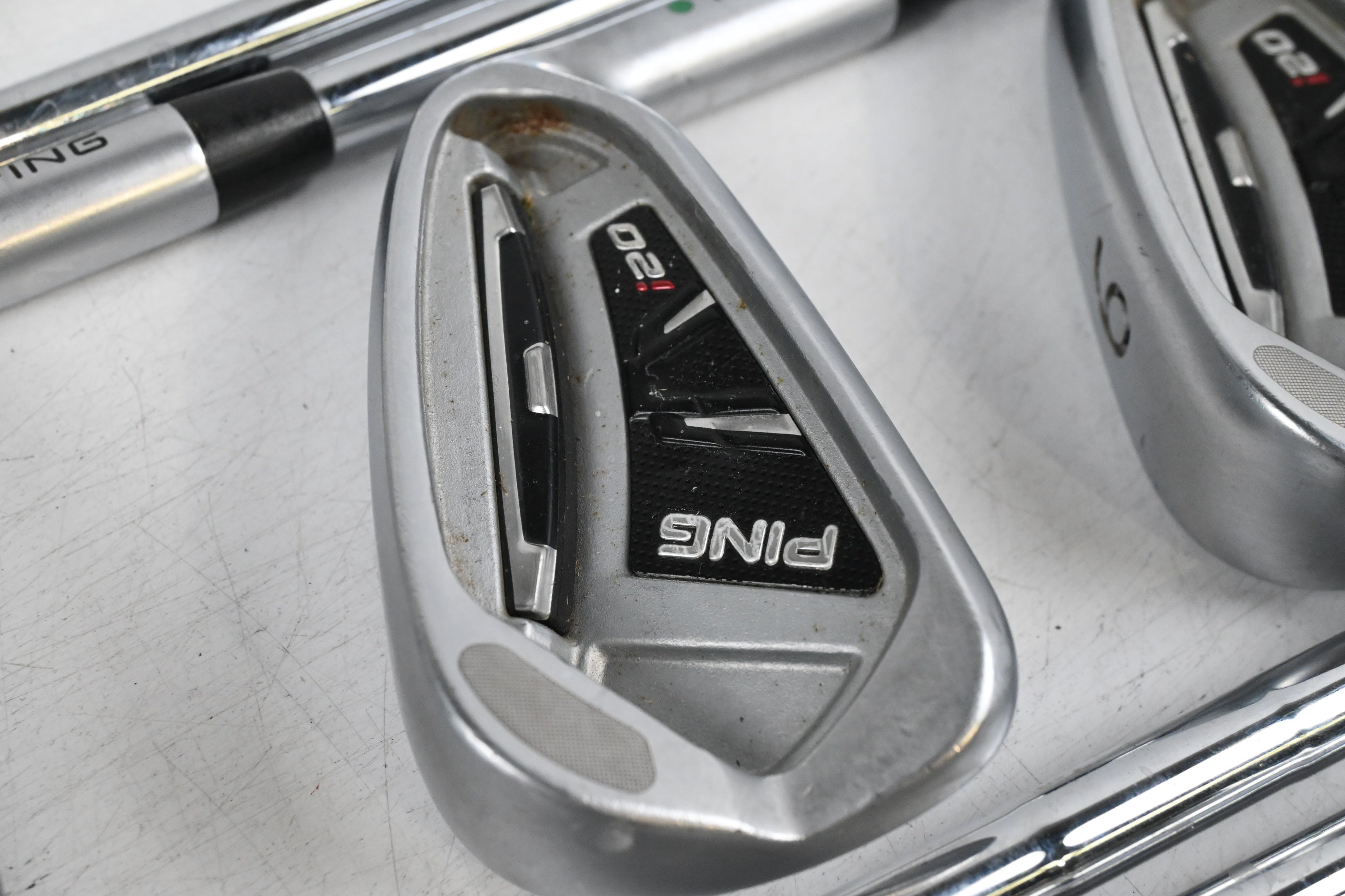 Ping i20 Irons / 3-PW / Green Dot / Stiff Flex Ping CFS Shafts