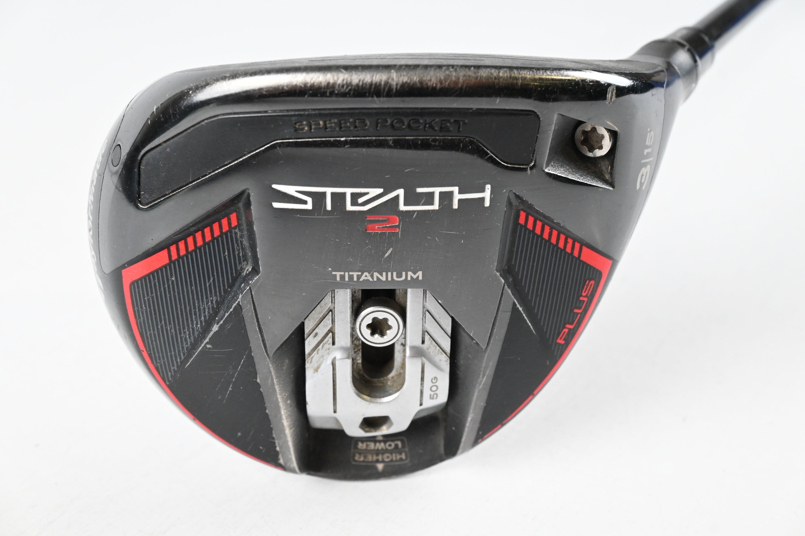 Taylormade Stealth 2 Plus #3 Wood / 15 Degree / Stiff Flex Kai'li Red 75 Shaft