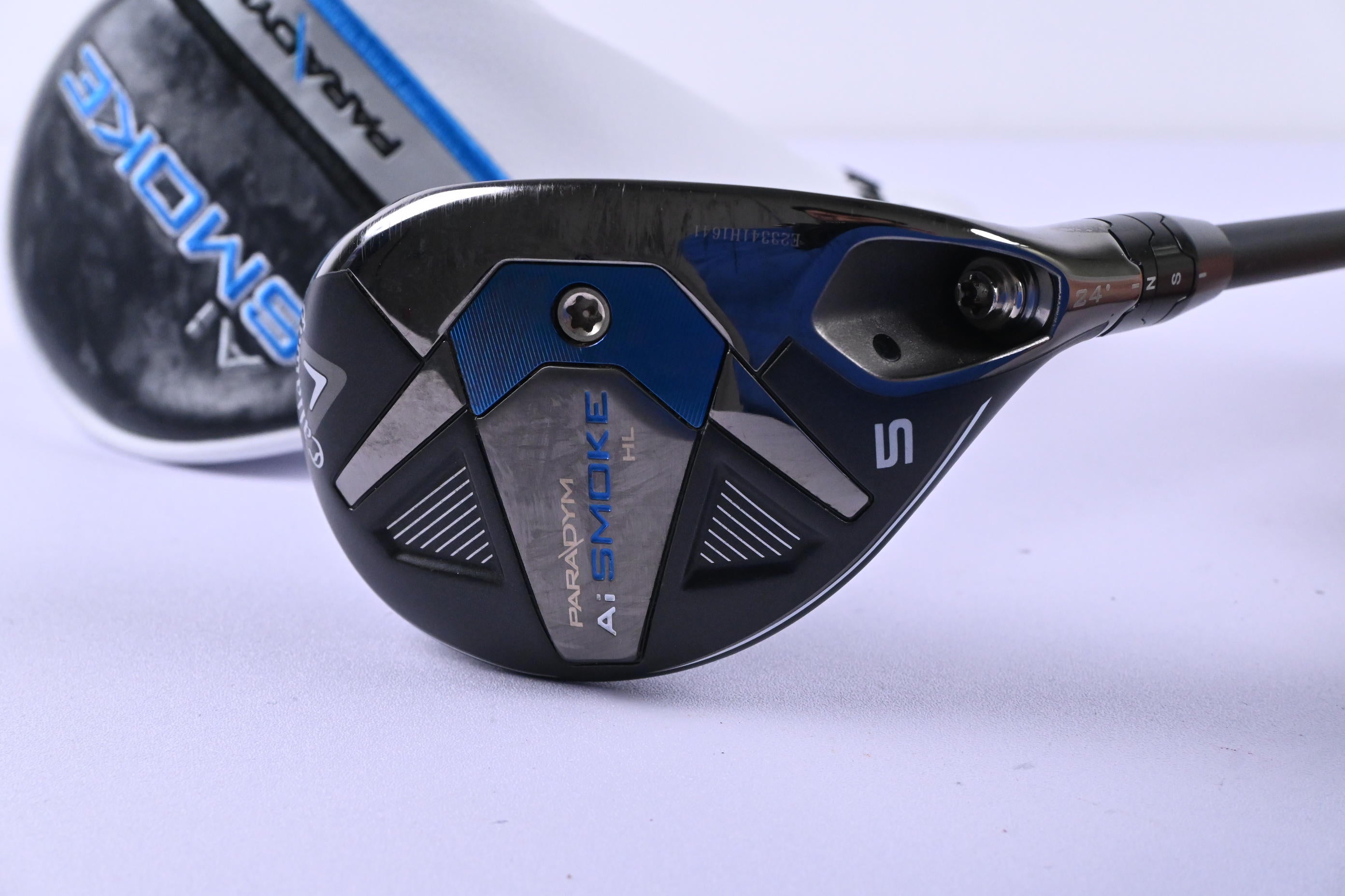 Callaway Paradym Ai Smoke HL #5 Hybrid / 24 Degree / Senior Flex Cypher 2.0 50