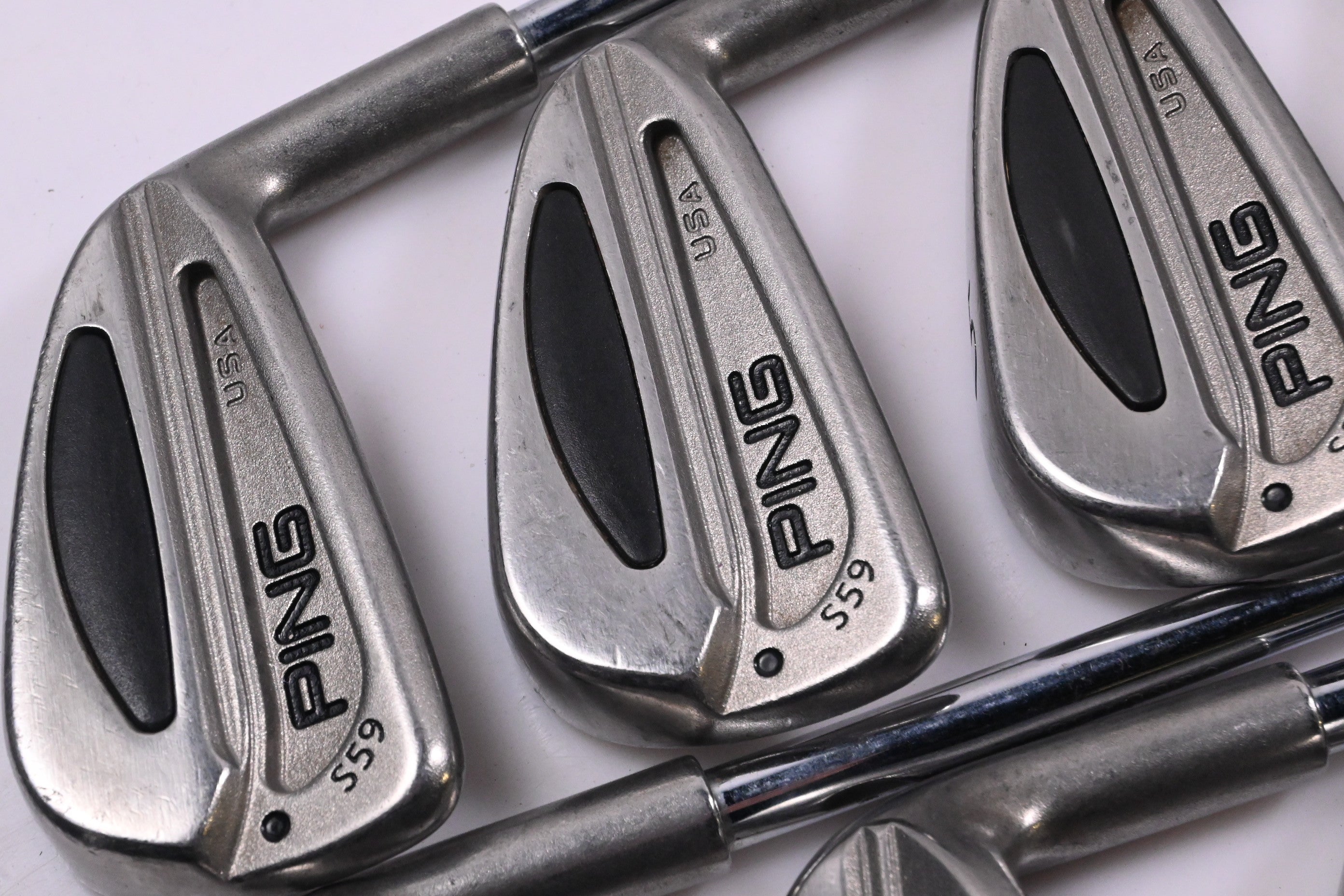 Ping S59 Irons / 3-PW / Black Dot / Stiff Flex Steel Shafts