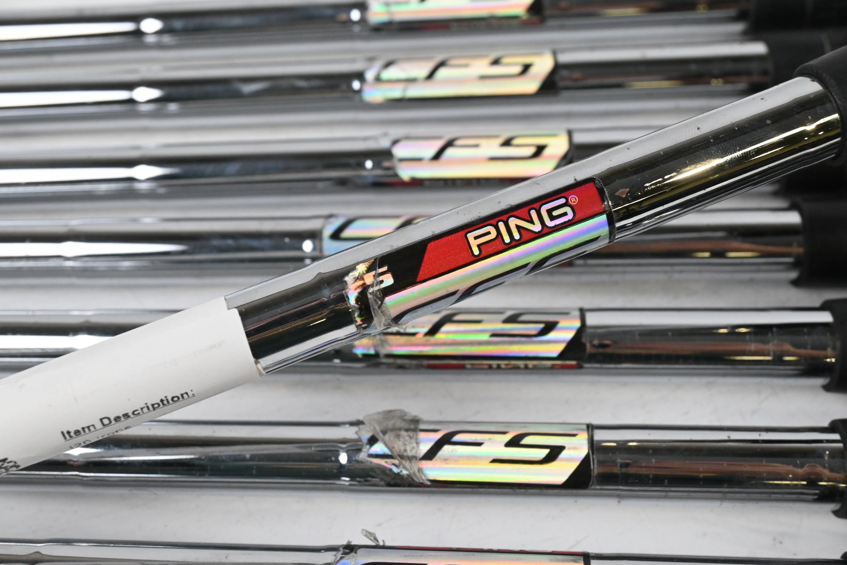 Ping i20 Irons / 3-PW / Green Dot / Stiff Flex Ping CFS Shafts