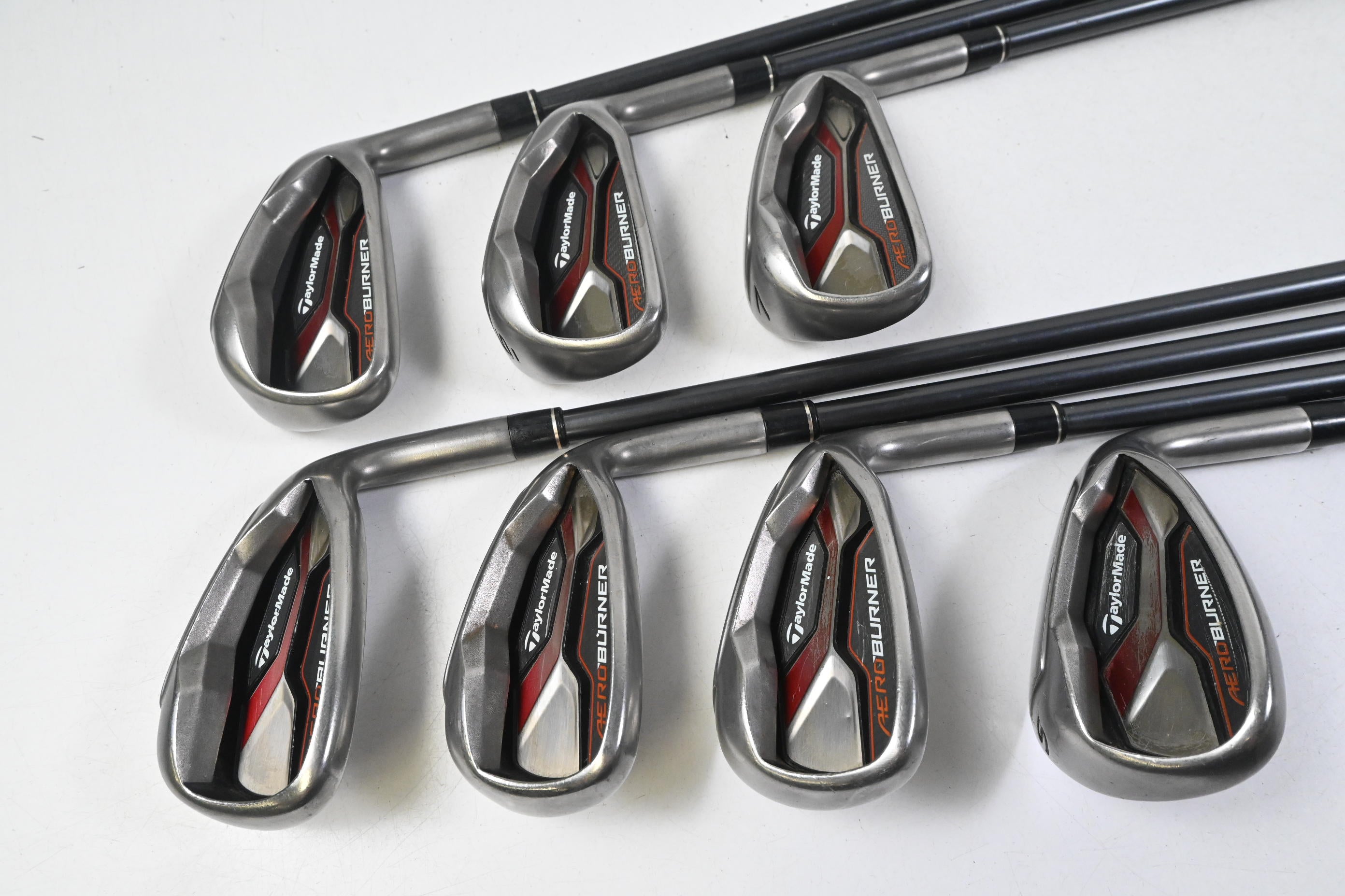 Taylormade Aeroburner Irons / 5-PW+SW / Senior Flex Taylormade REAX 60 Shafts