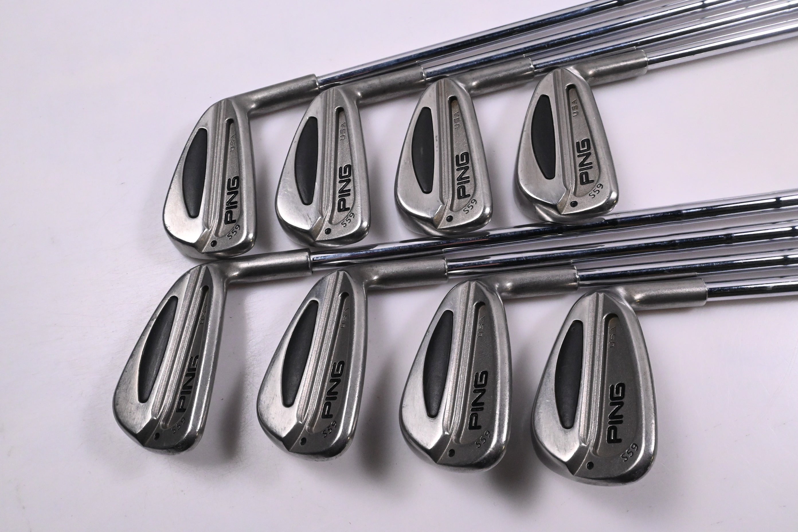 Ping S59 Irons / 3-PW / Black Dot / Stiff Flex Steel Shafts