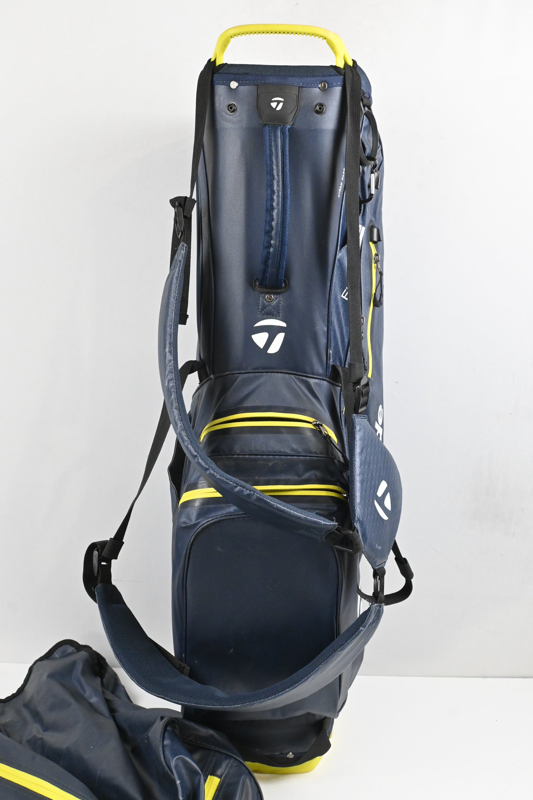 Taylormade Flex Tech Waterproof Stand Bag / 5-Way Divider / Navy, Yellow