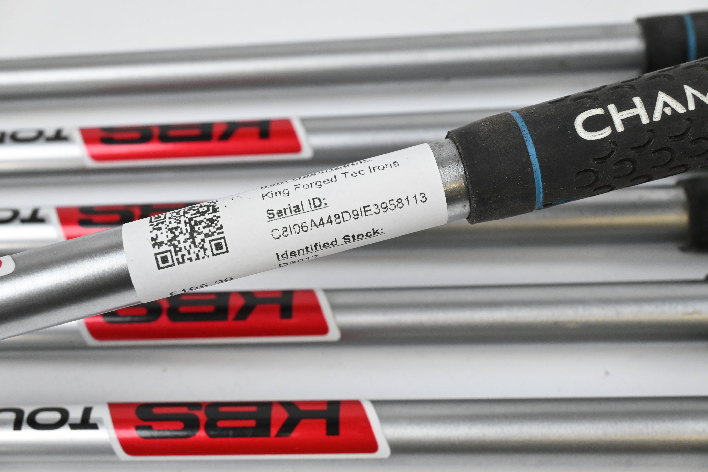 Left Hand Cobra King Forged Tec Irons / 5-PW / Regular Flex KBS Tour C-Taper