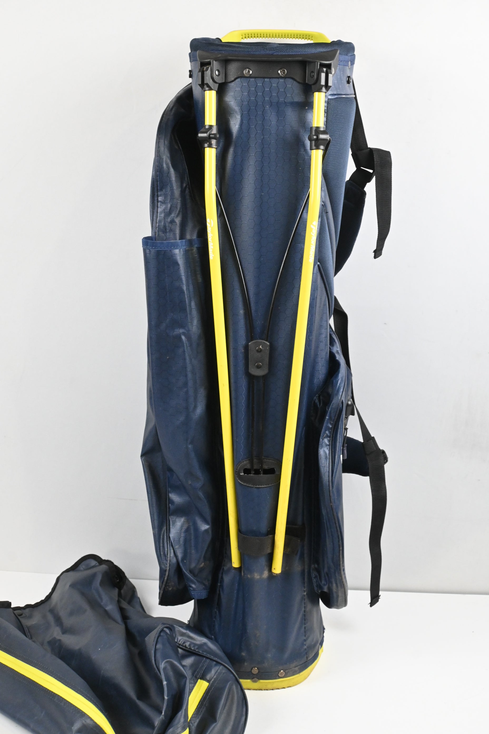 Taylormade Flex Tech Waterproof Stand Bag / 5-Way Divider / Navy, Yellow