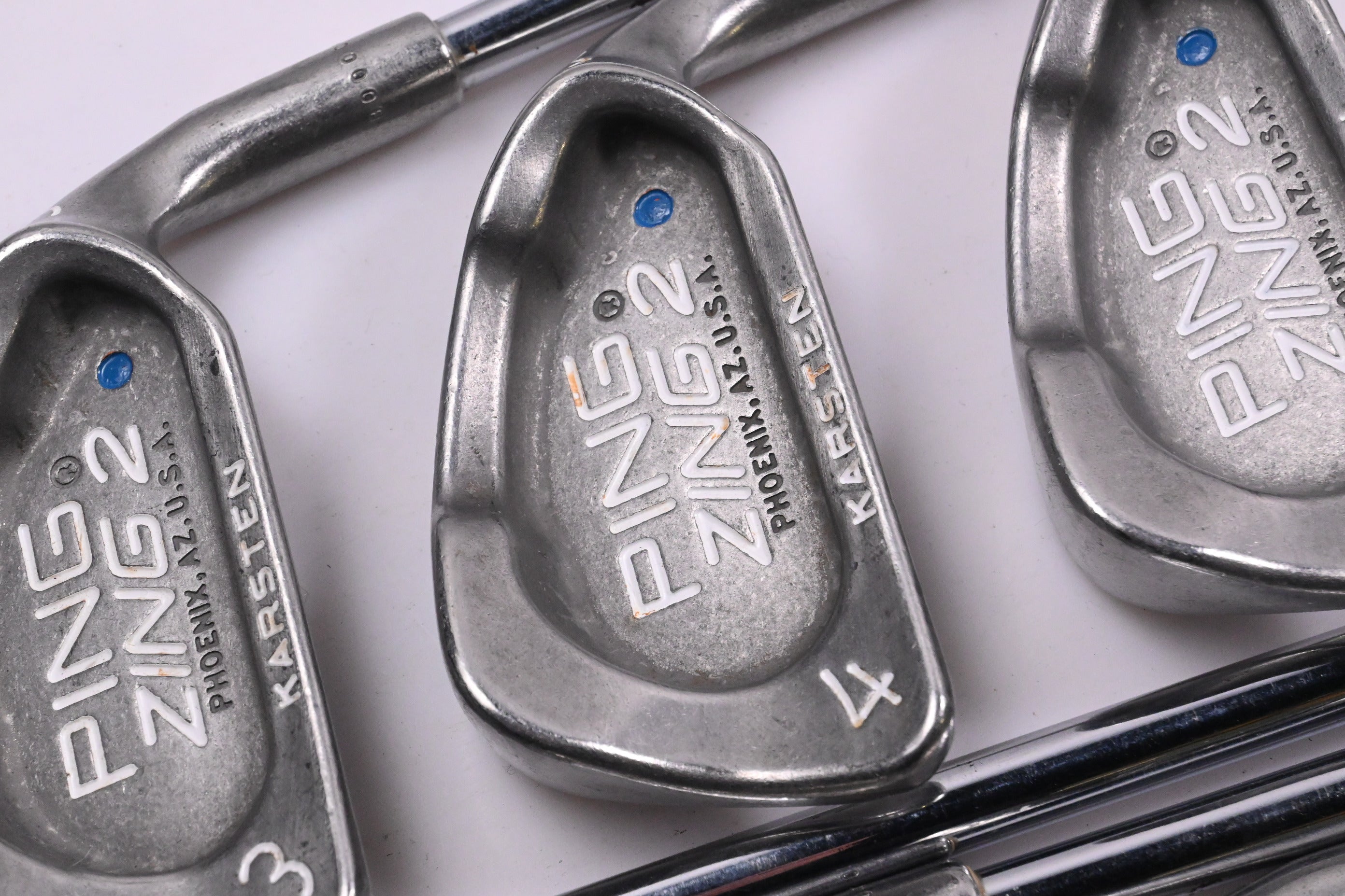 Ping Zing 2 Irons / 3-PW+SW / Blue Dot / Stiff Flex Ping JZ Shafts