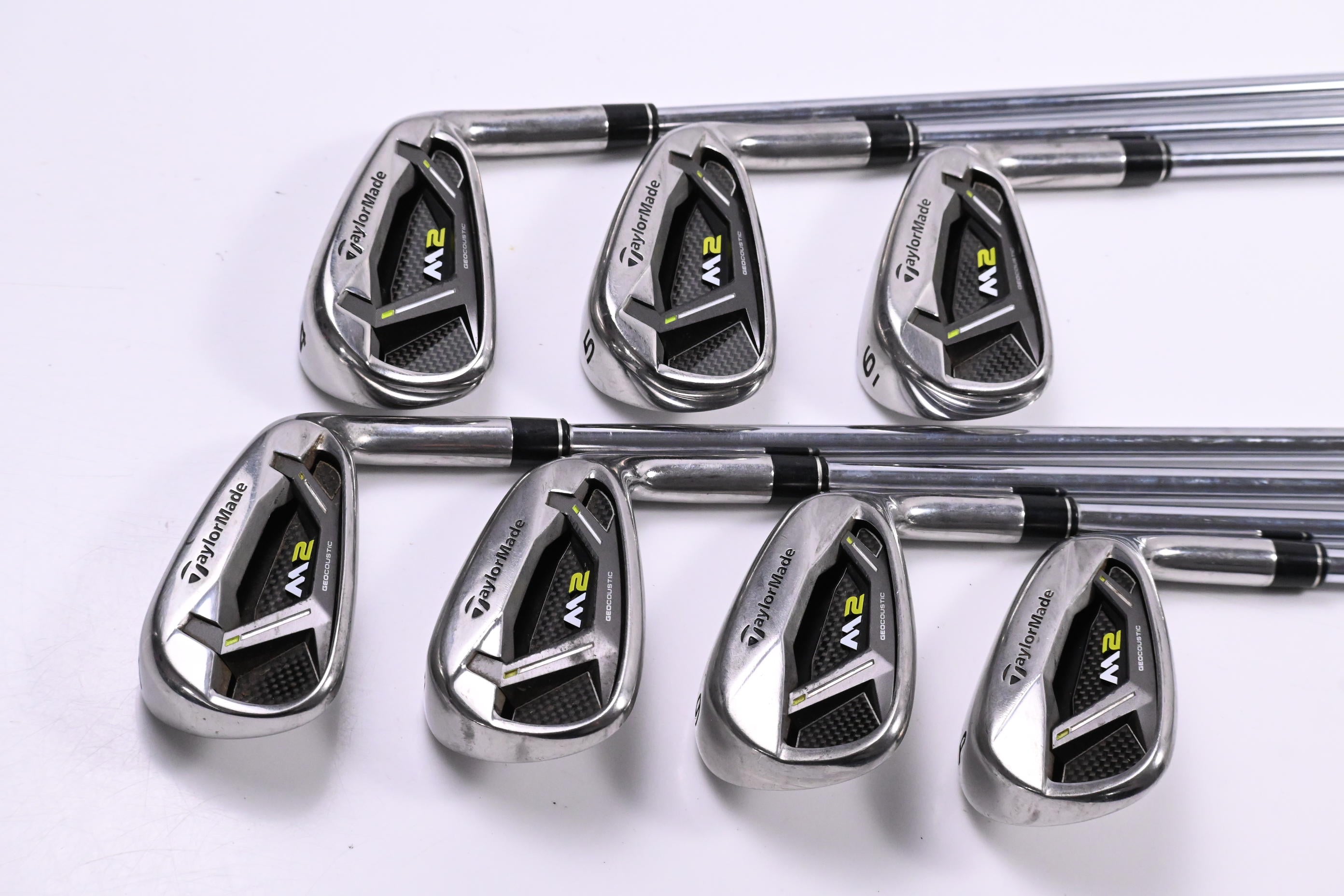 Taylormade M2 2017 Irons / 4-PW / Regular Flex REAX Steel 88 Shafts