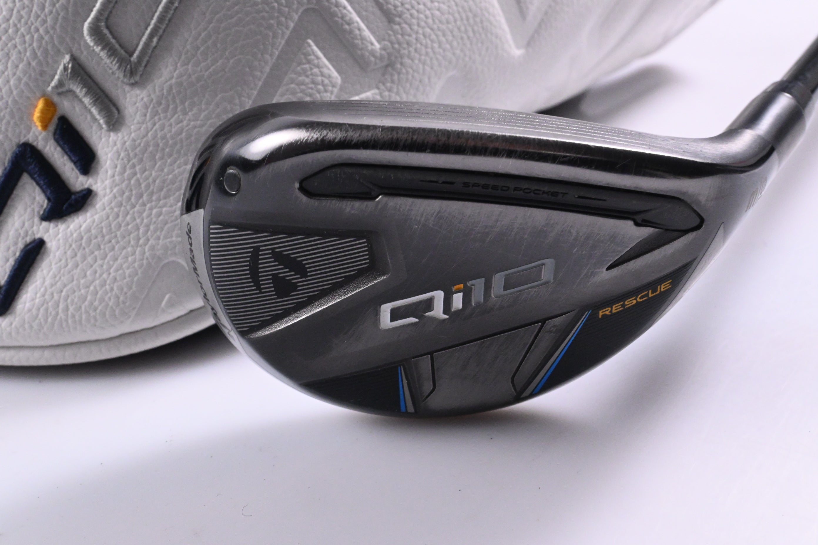 Taylormade Qi10 #3 Hybrid / 19 Degree / Stiff Flex Fujikura Ventus TR Blue 7