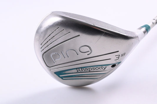Ladies Ping Rhapsody 2015 #3 Wood / 18 Degree / Ladies Flex Ping ULT 220 Shaft