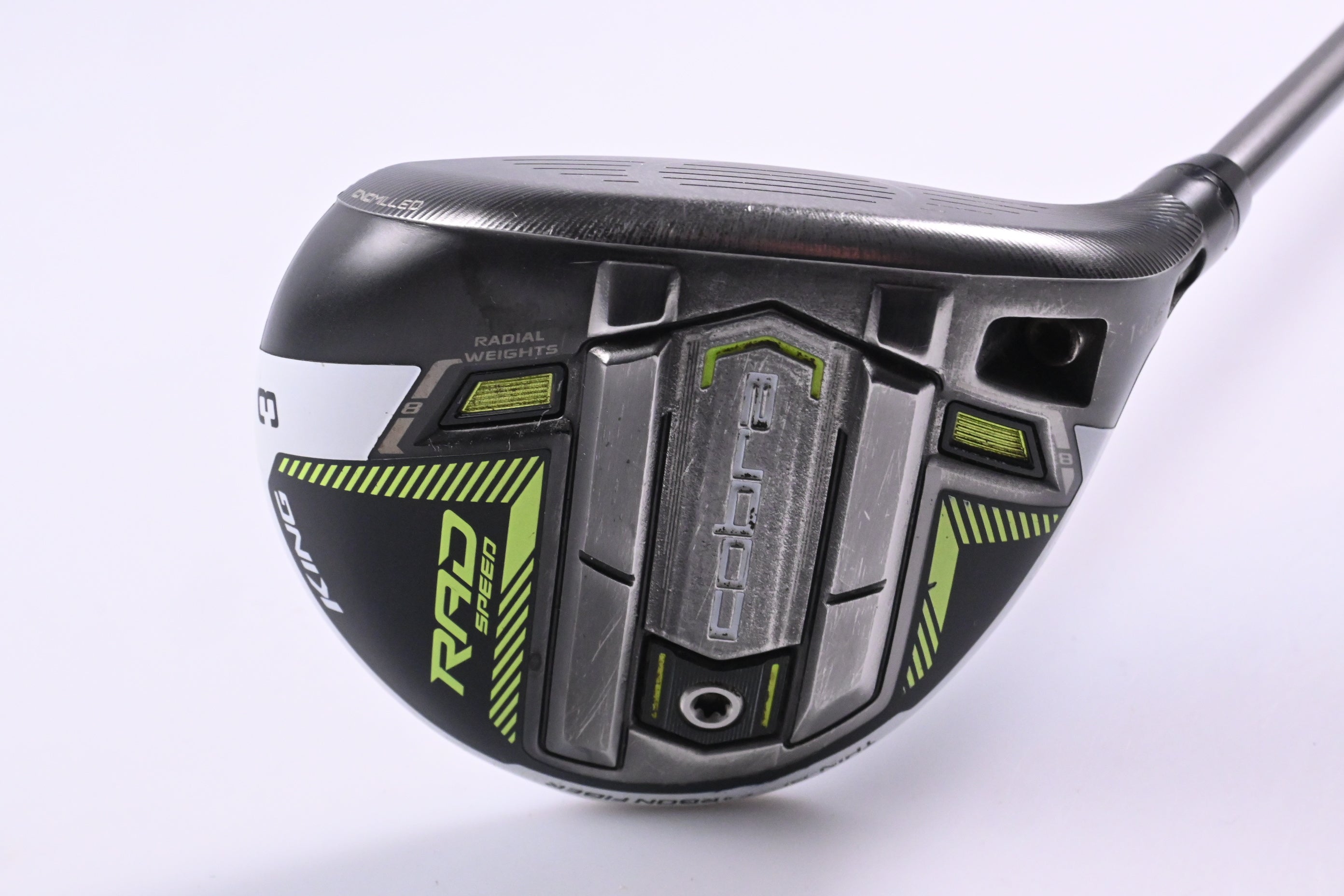 Cobra King Radspeed #3 Wood / 14.5 Degree / Regular Flex Evenmflow Riptide CB Blue 50