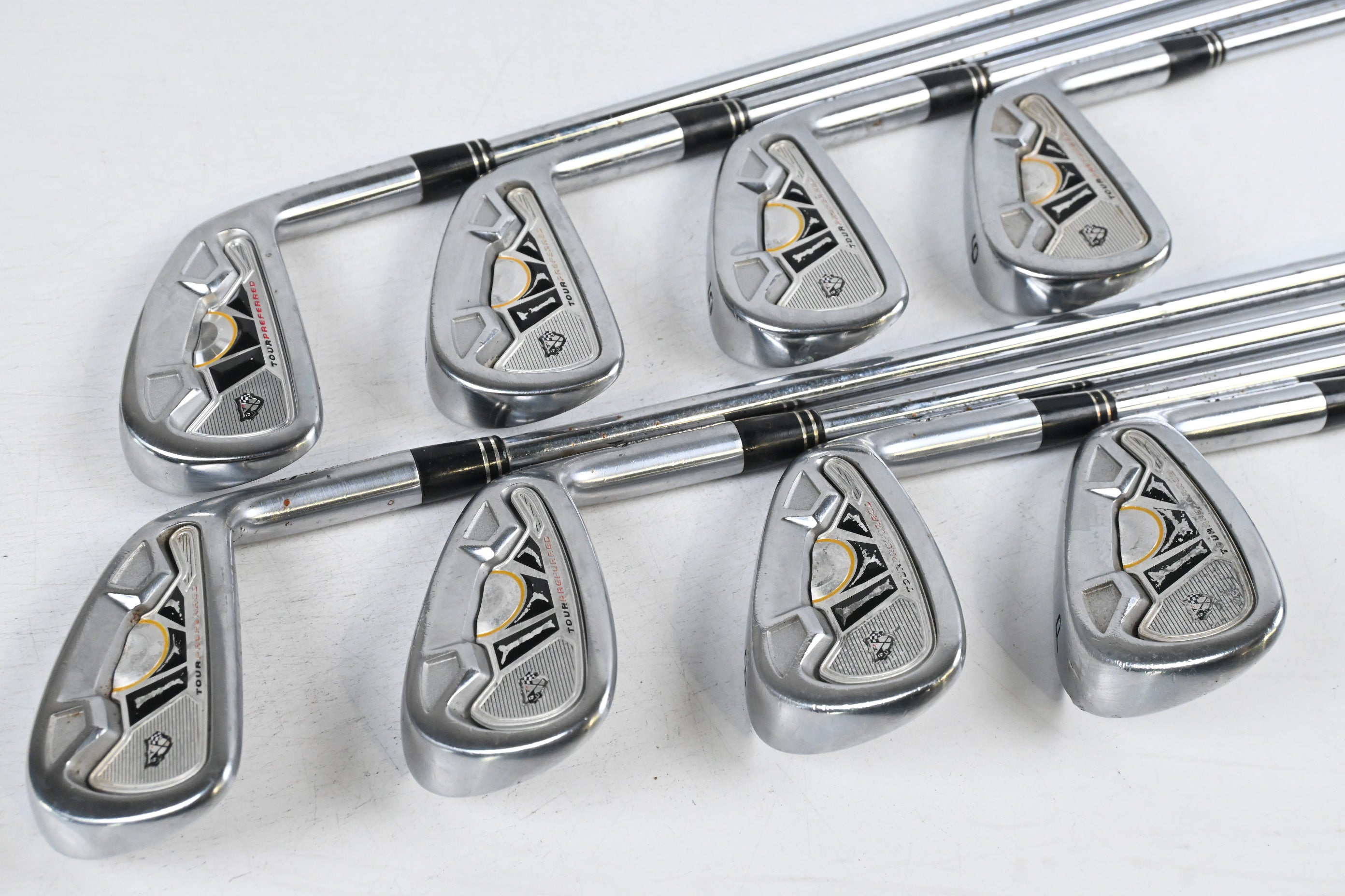 Taylormade Tour Preferred TP 2009 Irons / 3-PW / Stiff Flex Steel Shafts