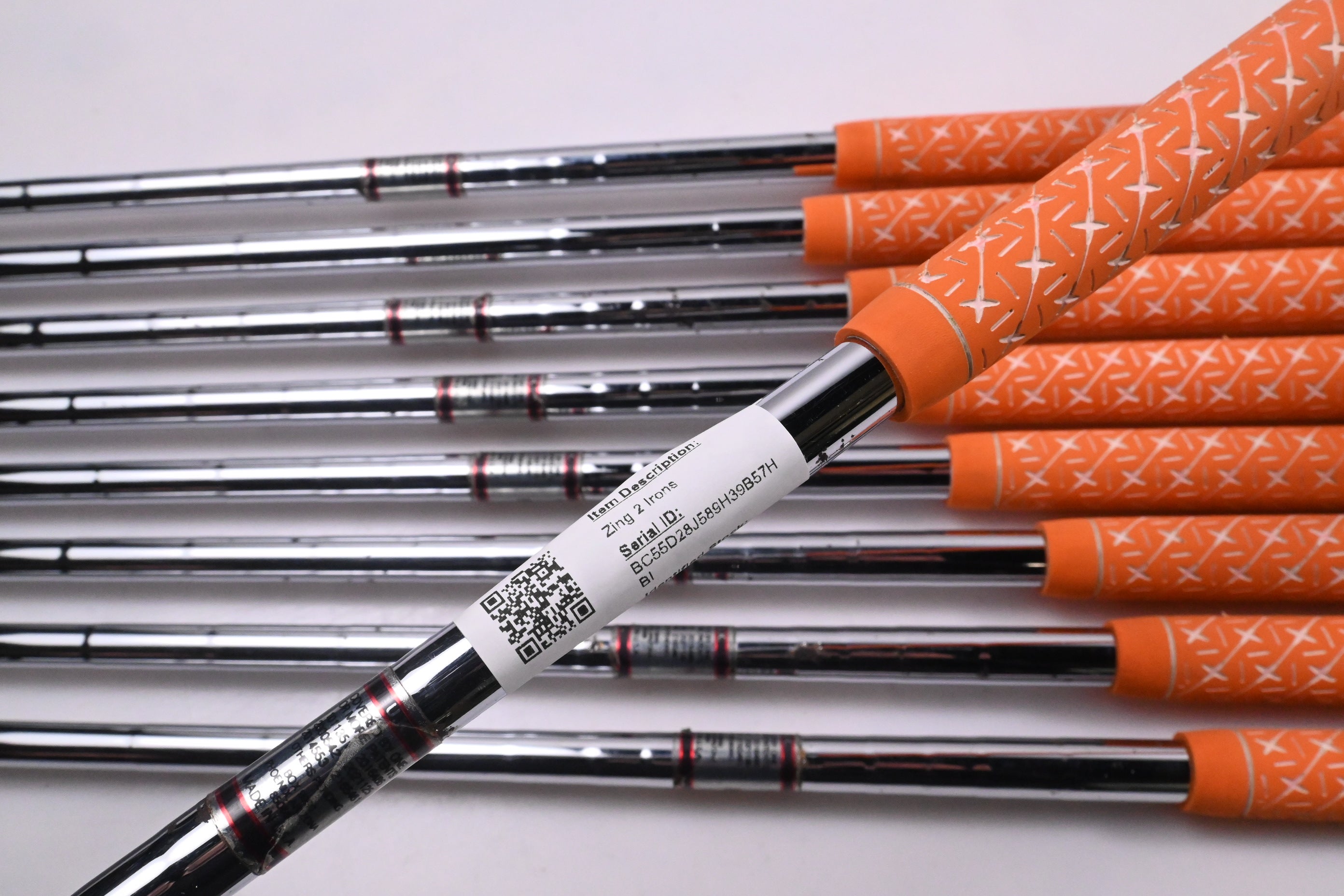 Ping Zing 2 Irons / 3-PW+SW / Blue Dot / Stiff Flex Ping JZ Shafts